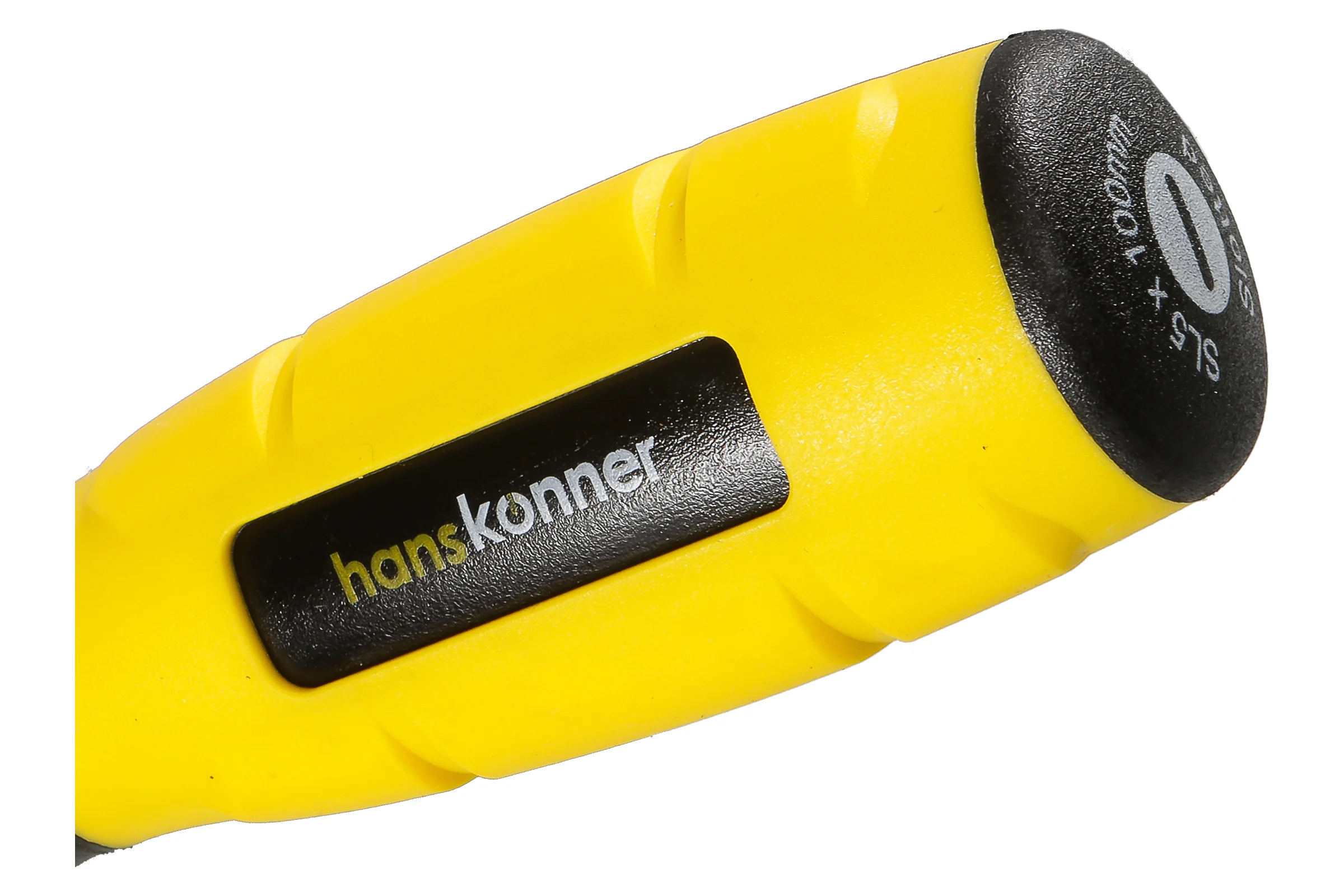Шлицевая отвертка Hanskonner 5x100 алмазный наконечник, твердость 59 HRC, S2, HK1040-16-SL5-100