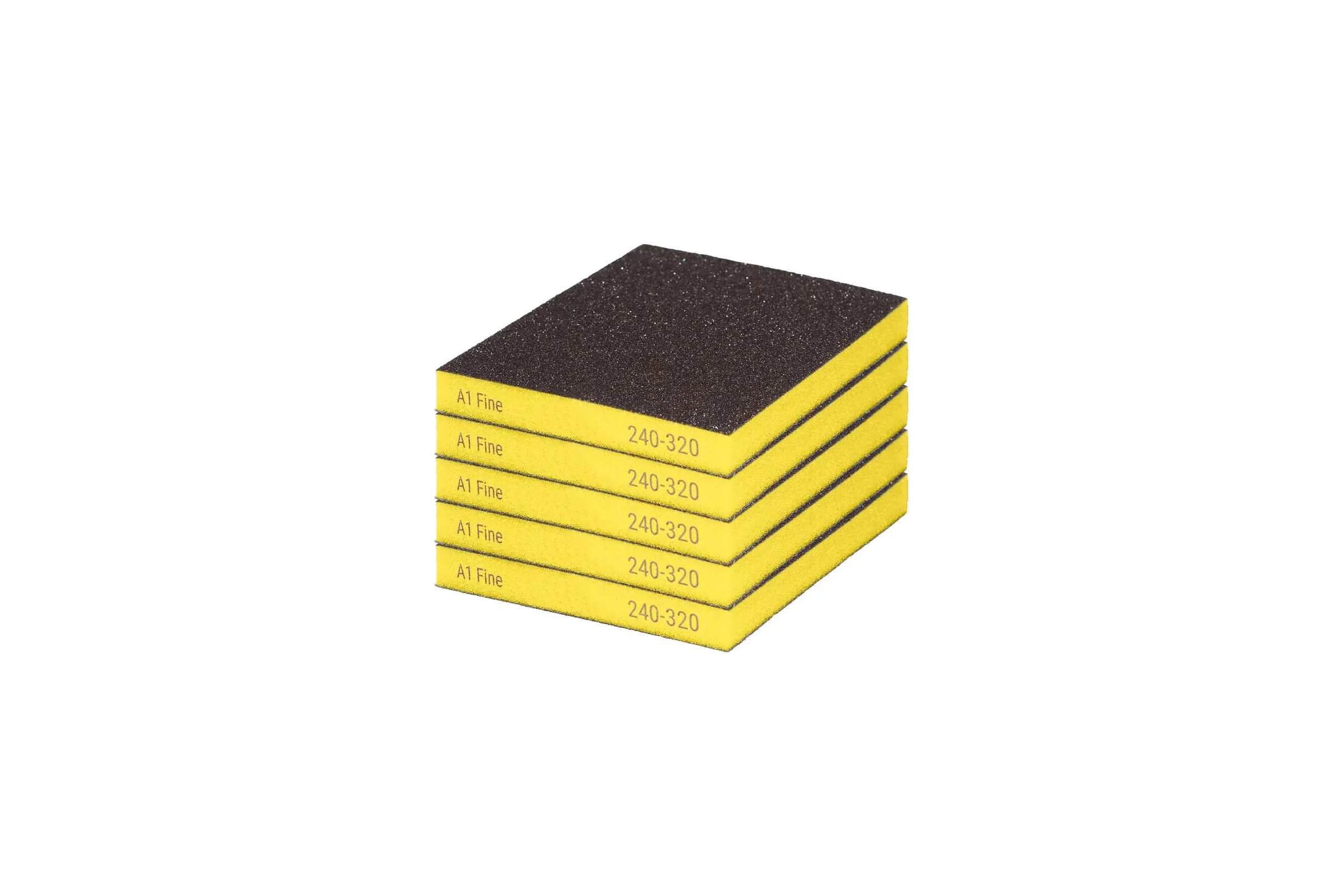 Губка двусторонняя A1 Fine yellow 5 шт 220SF240320-5