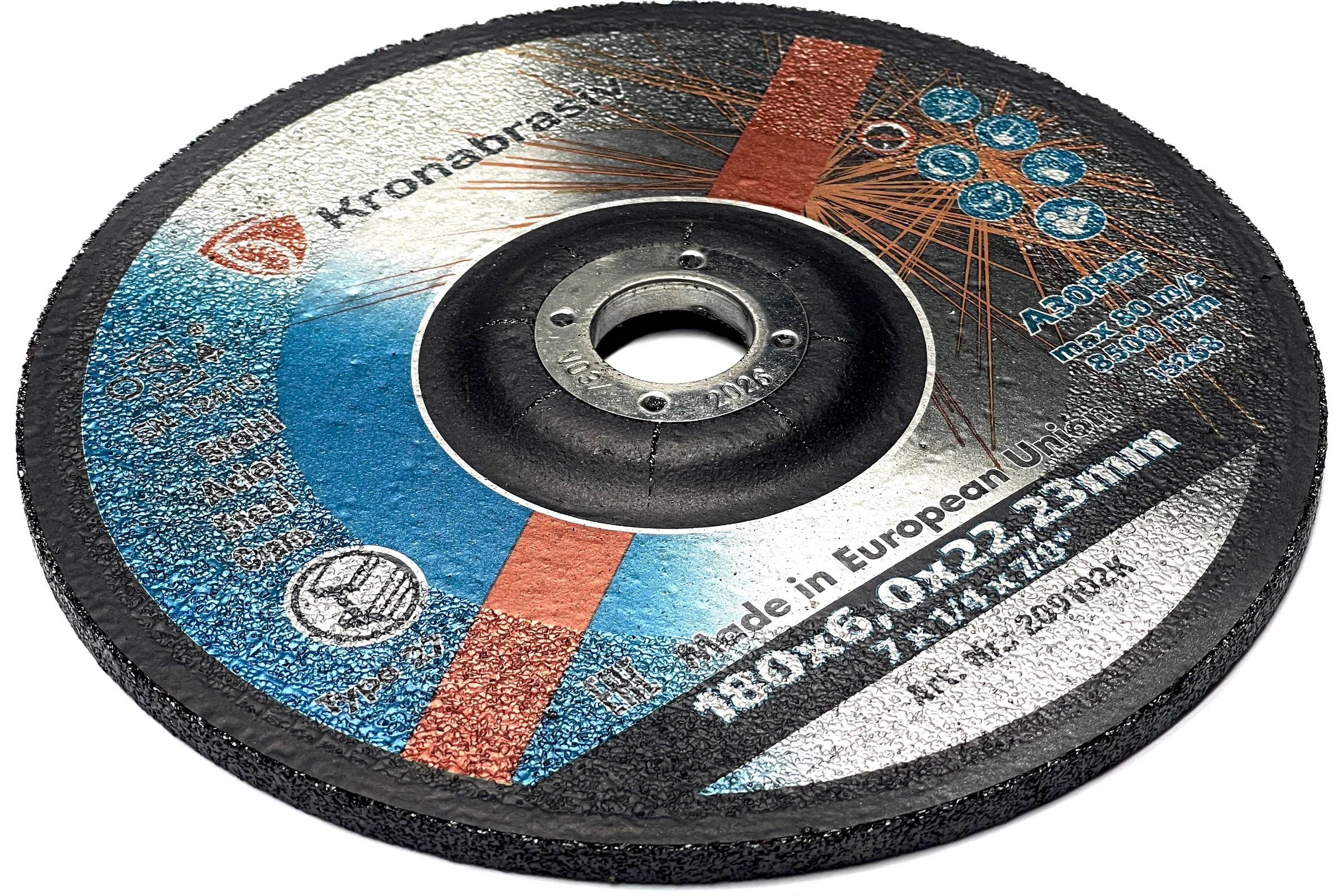 Диск зачистной KRONABRASIV 180х6.0х22.23 ECO, сталь 209102K