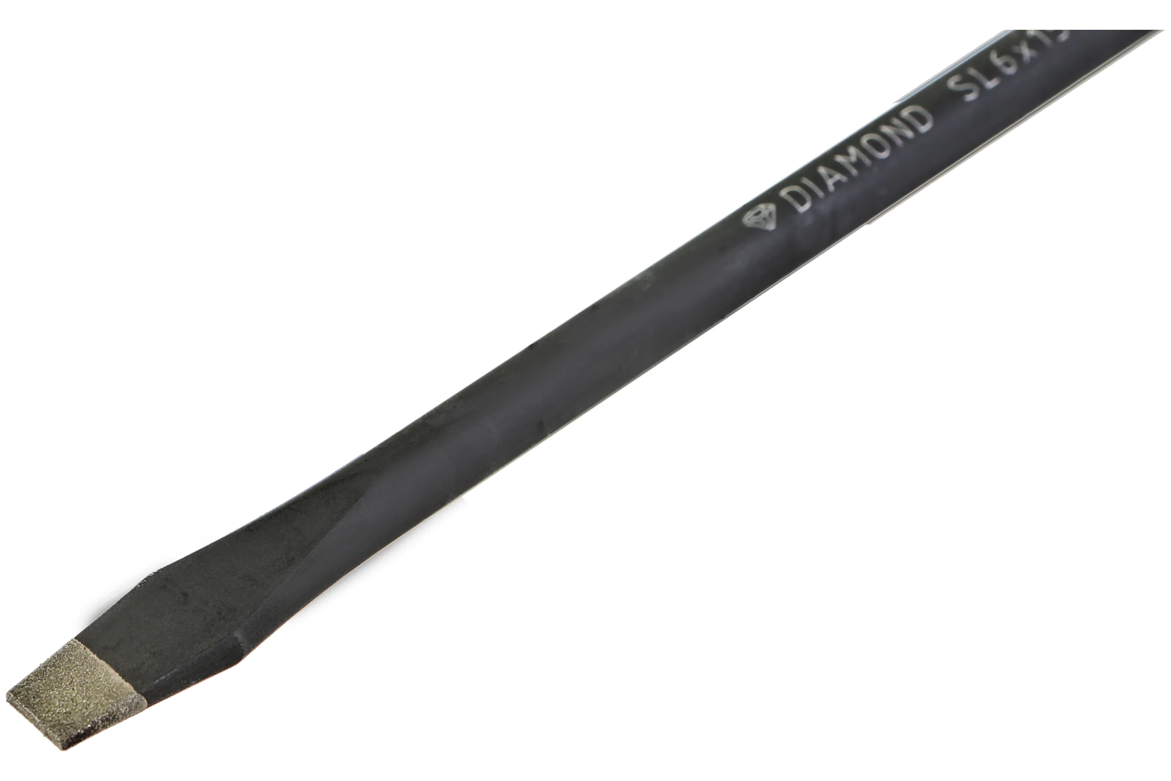 Шлицевая отвертка Hanskonner 6x150 алмазный наконечник, твердость 59 HRC, S2, HK1040-16-SL6-150