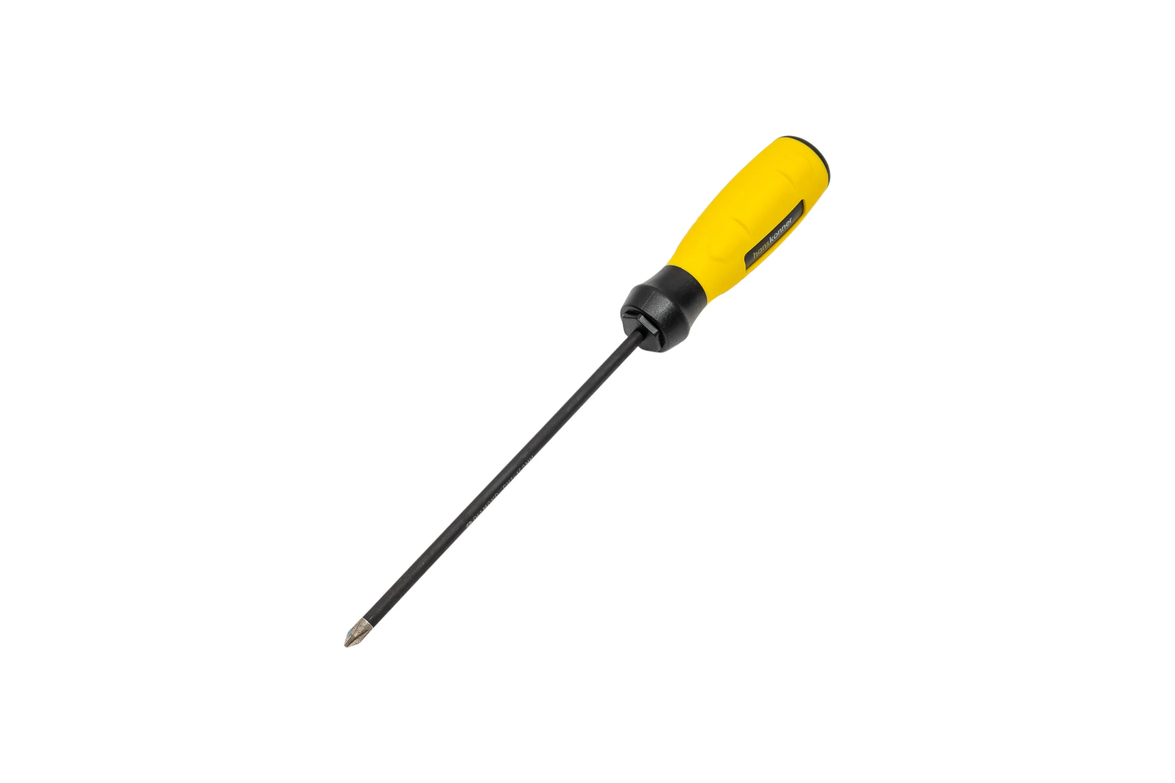 Крестовая отвертка Hanskonner 1x150 алмазный наконечник, твердость 59 HRC, S2, HK1040-16-PH1-150