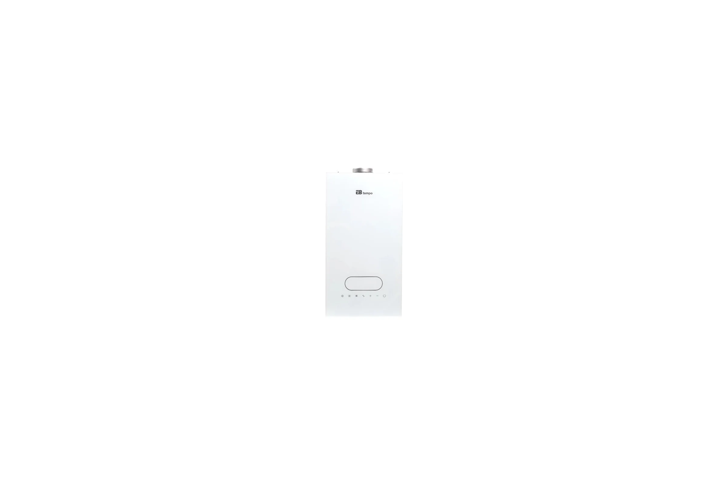 Газовый котел Е8tempo 24 кВт двухконтурный (белое стекло) GMB24W