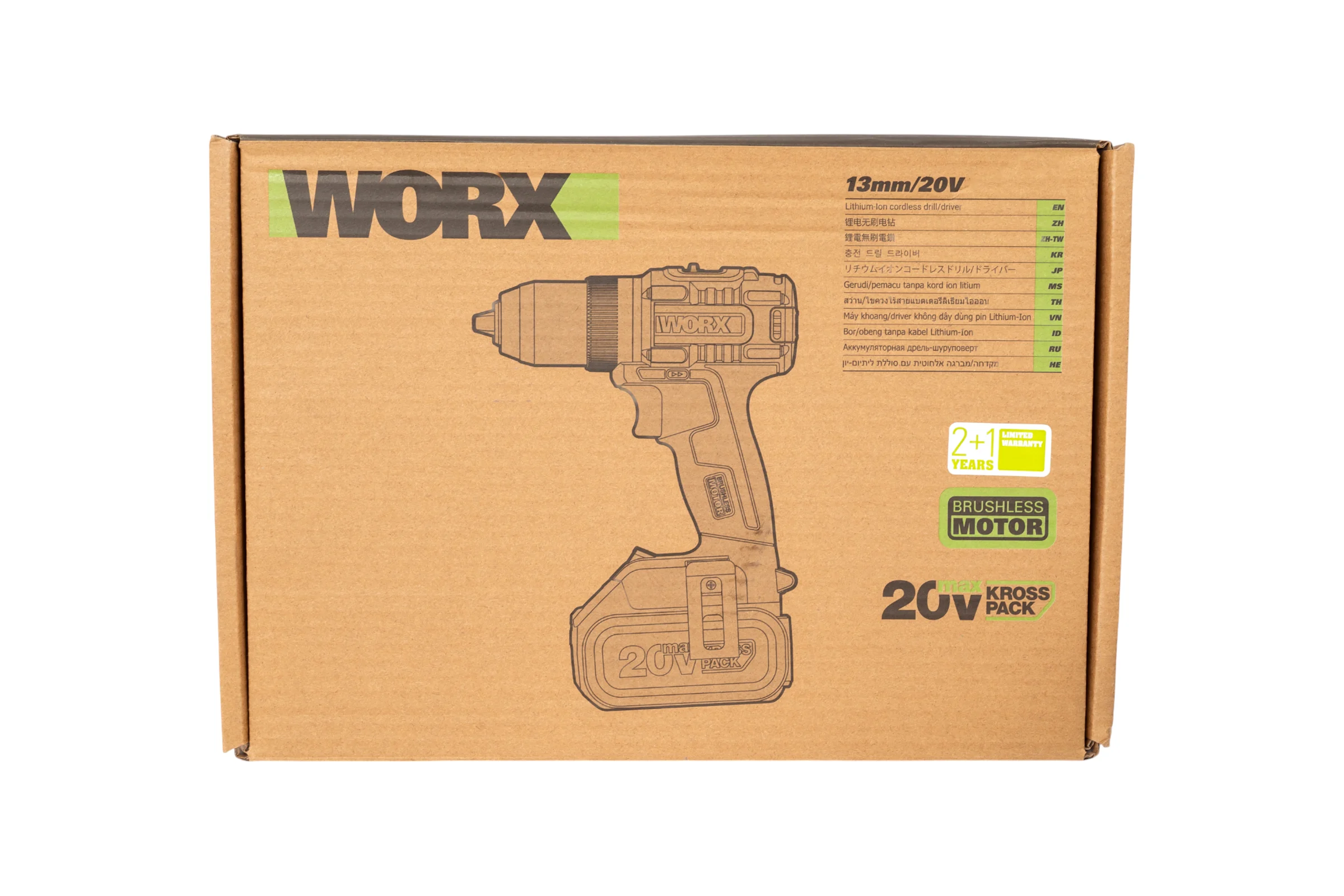 Аккумуляторная дрель-шуруповерт WORX Professional WU182X.2