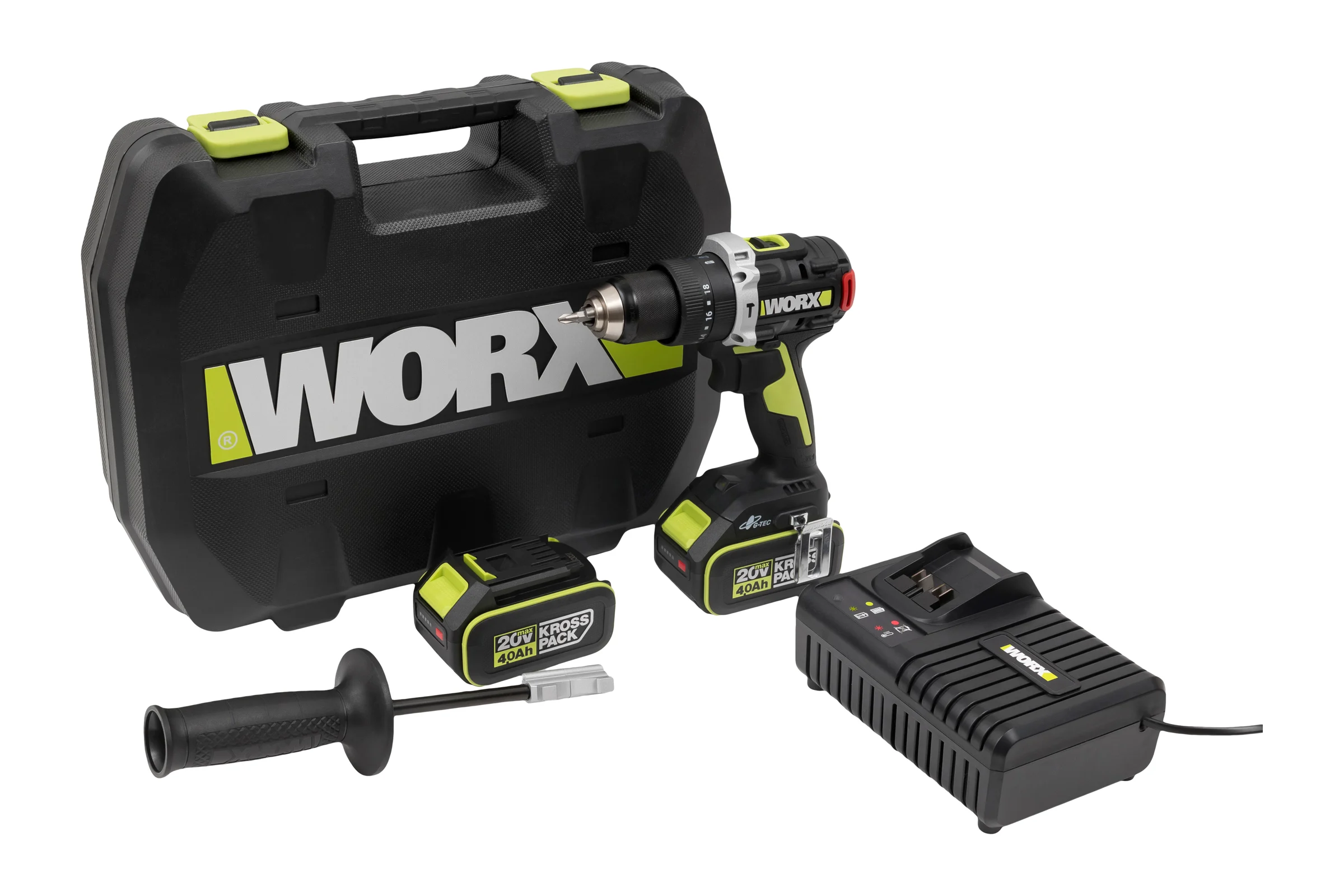 Аккумуляторная ударная дрель-шуруповерт WORX Professional WU373.2