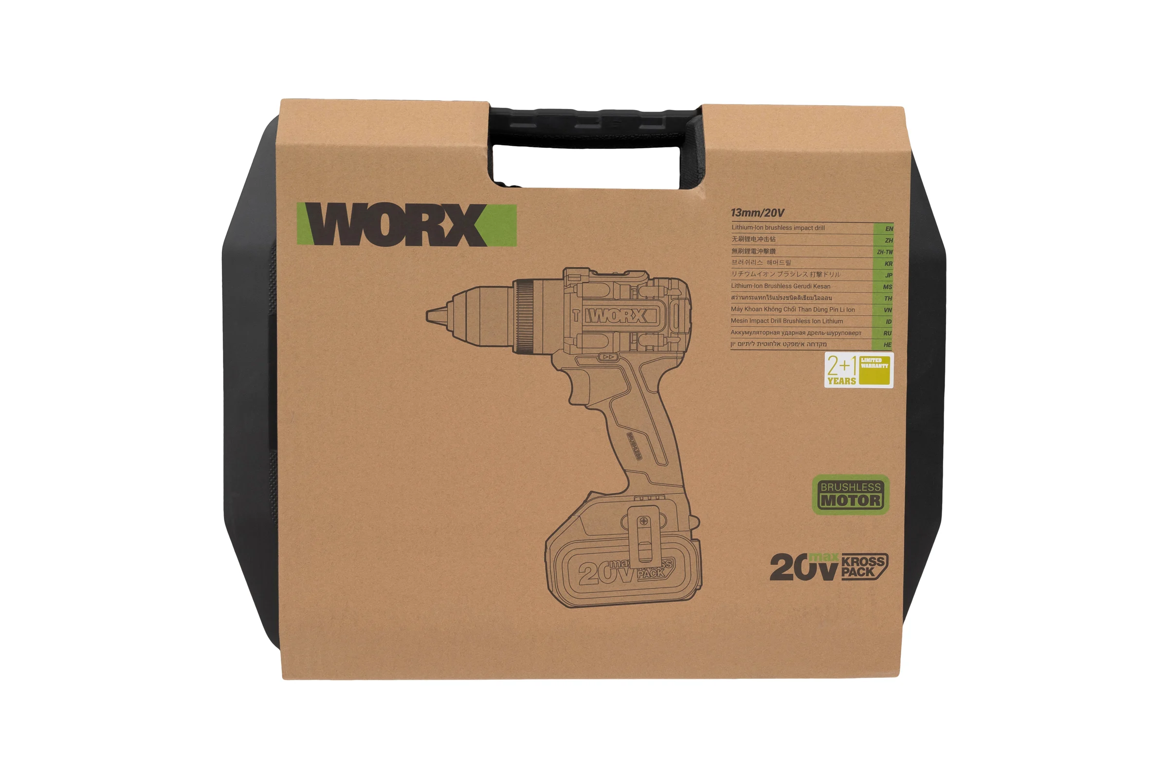 Аккумуляторная ударная дрель-шуруповерт WORX Professional WU373.2