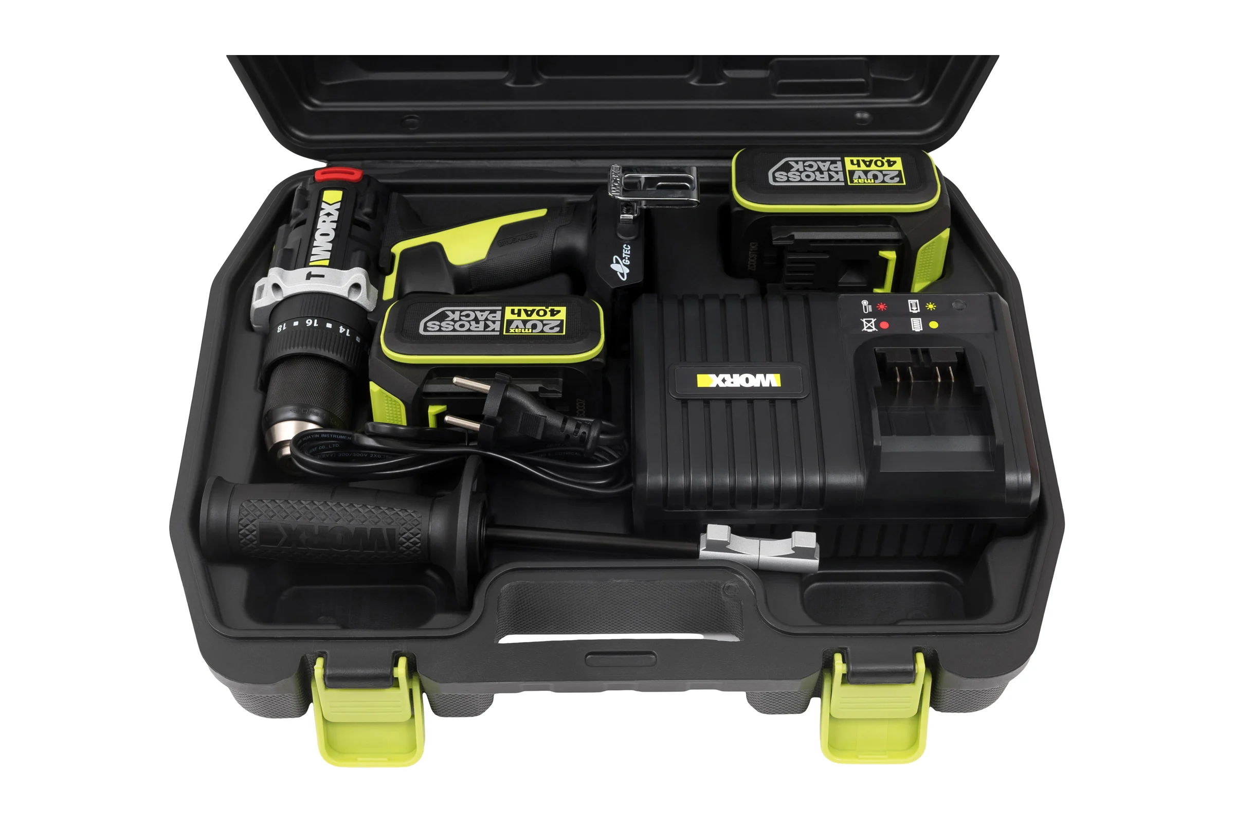 Аккумуляторная ударная дрель-шуруповерт WORX Professional WU373.2