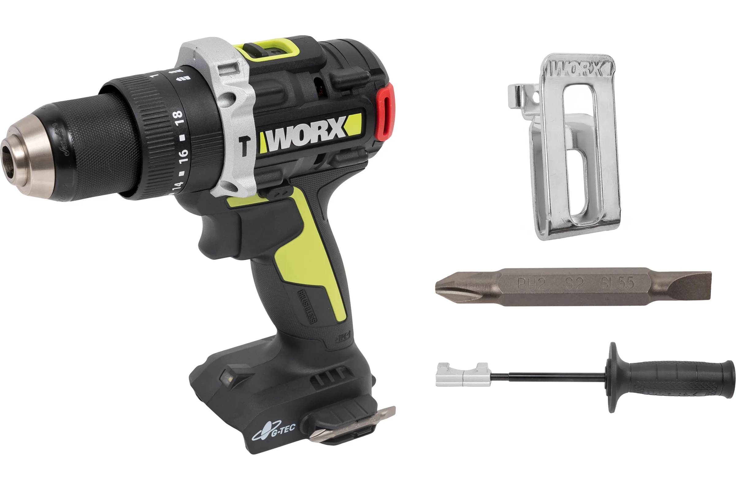 Аккумуляторная ударная дрель-шуруповерт WORX Professional WU373.91