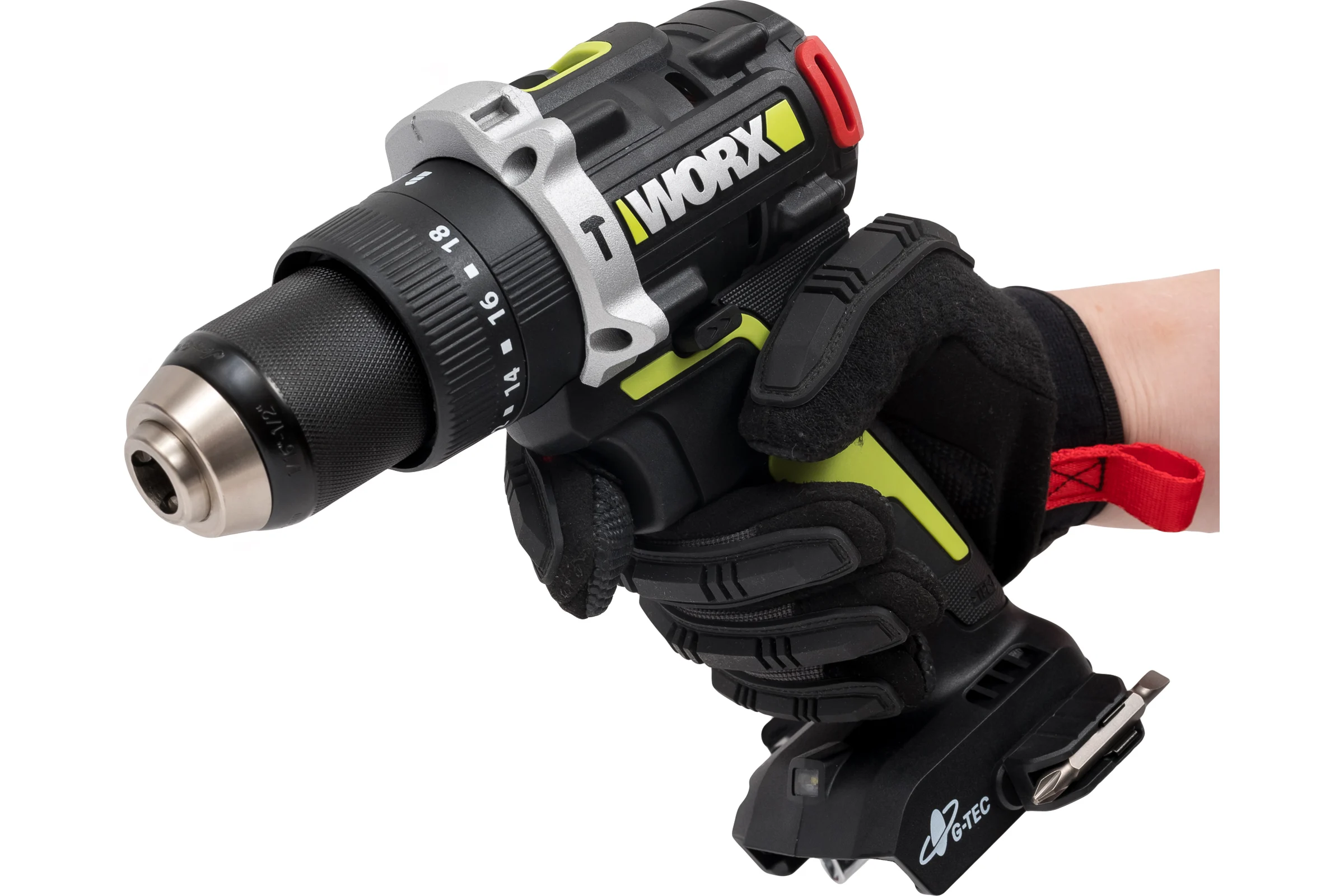 Аккумуляторная ударная дрель-шуруповерт WORX Professional WU373.91
