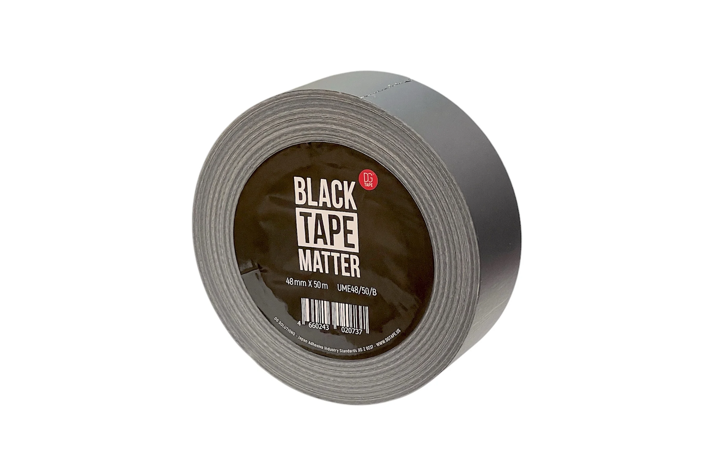 Клейкая лента DGTAPE ultraMATT EXPO - Гаффа тейп 48мм/50м - Черный UME48/50/B