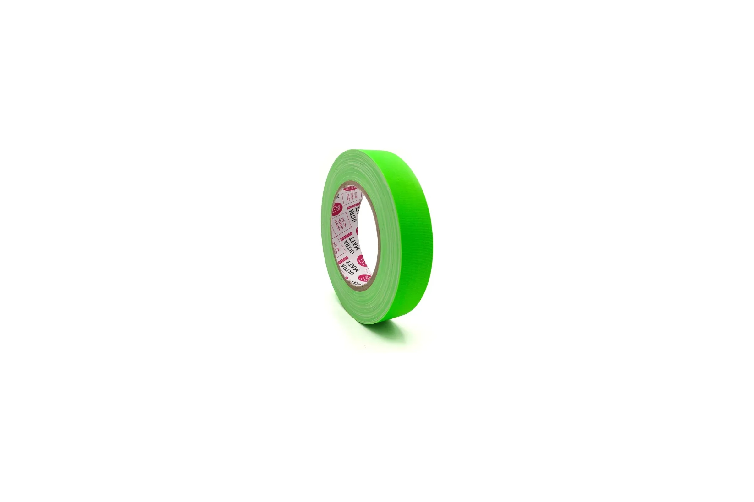 Клейкая лента DGTAPE ultraMATT - Гаффа тейп 25мм/25м - Зеленый (светится в ультрафиолете) UMF25/25/G