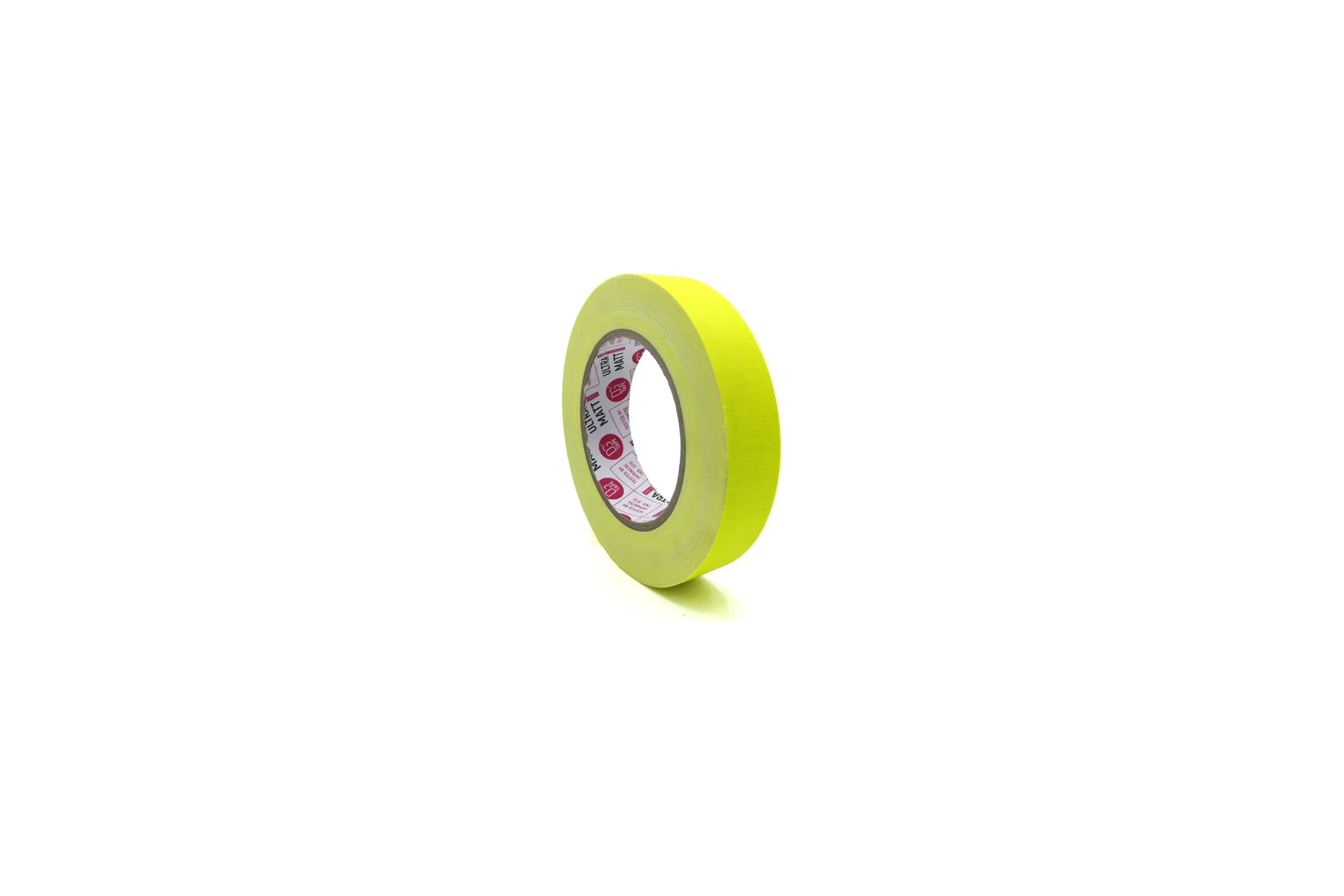 Клейкая лента DGTAPE ultraMATT - Гаффа тейп 25мм/25м - Желтый (светится в ультрафиолете) UMF25/25/Y