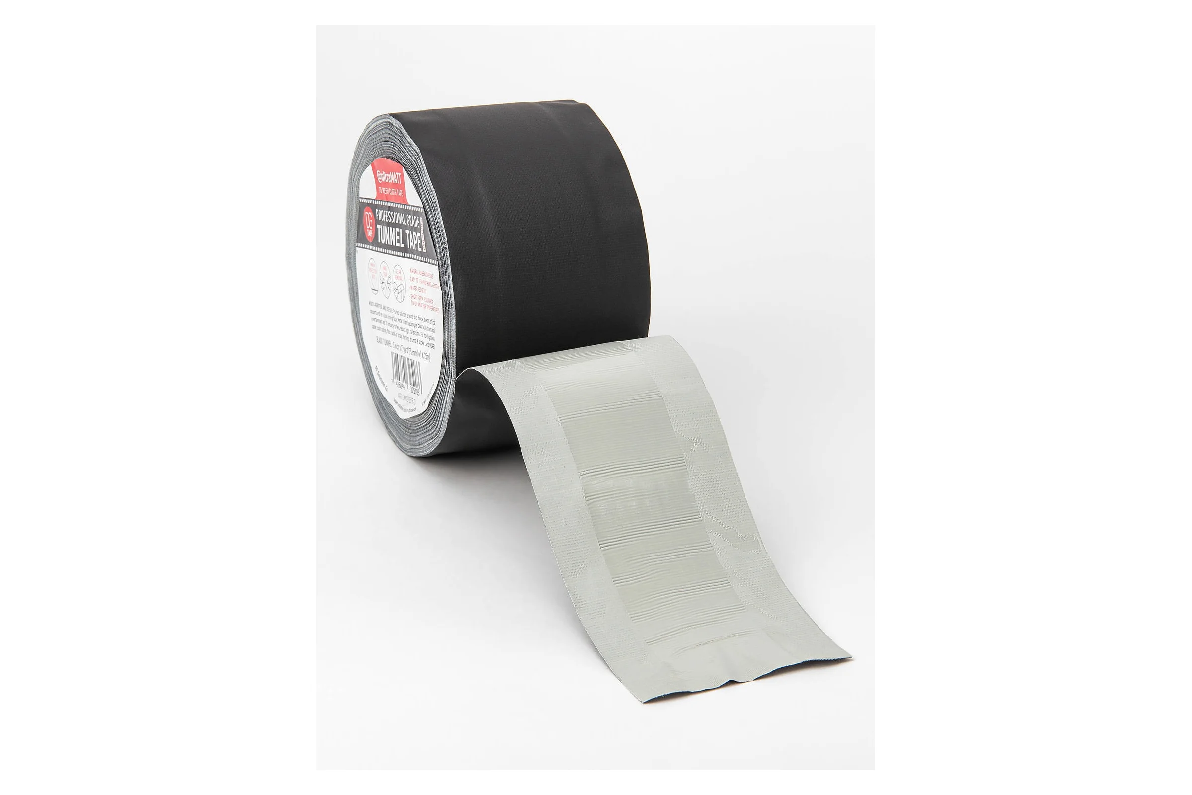 Клейкая лента DGTAPE ultraMATT - Гаффа тейп 50мм/25м - Черный UM50/25/B