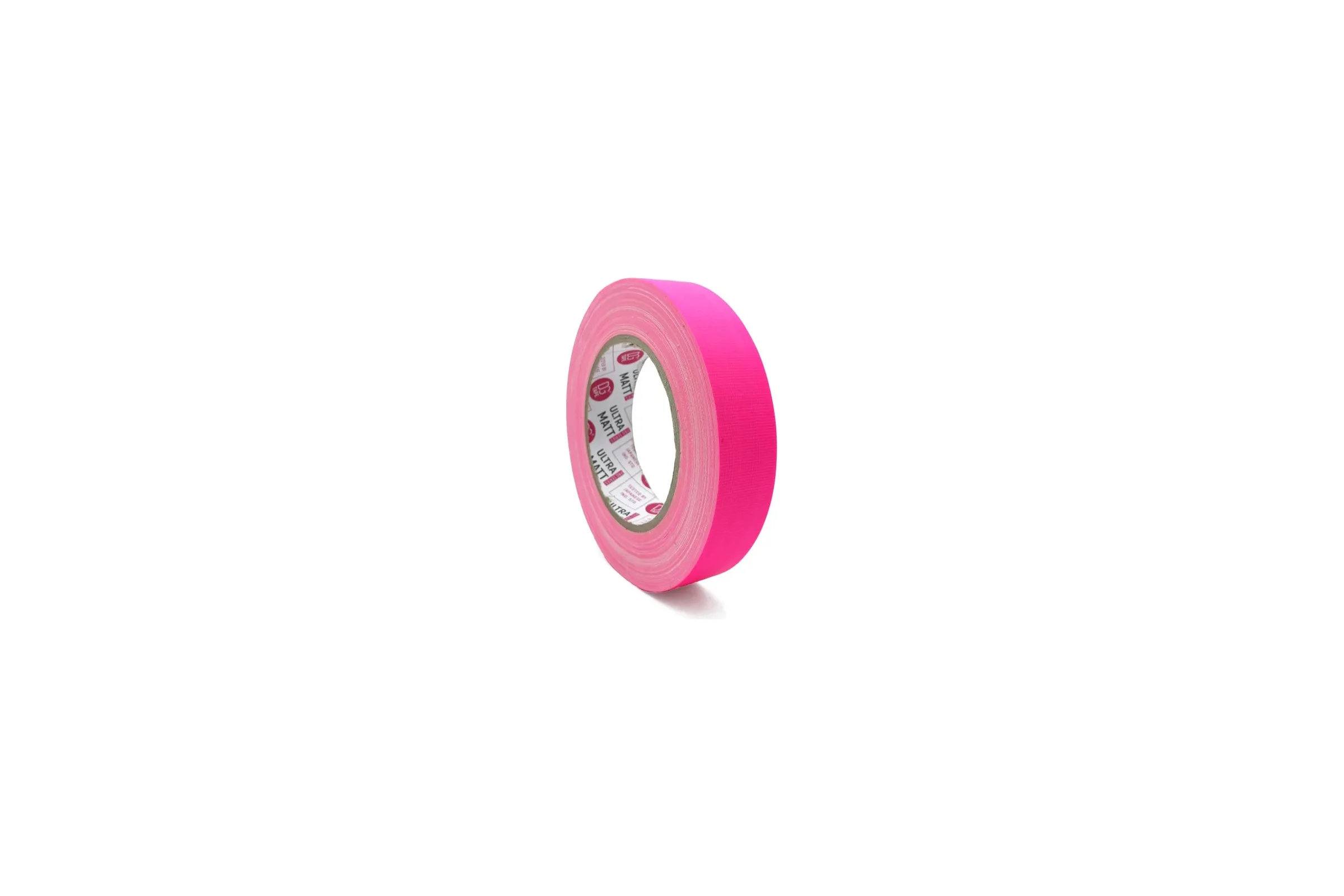 Клейкая лента DGTAPE ultraMATT - Гаффа тейп 25мм/25м - Розовый (светится в ультрафиолете) UMF25/25/P