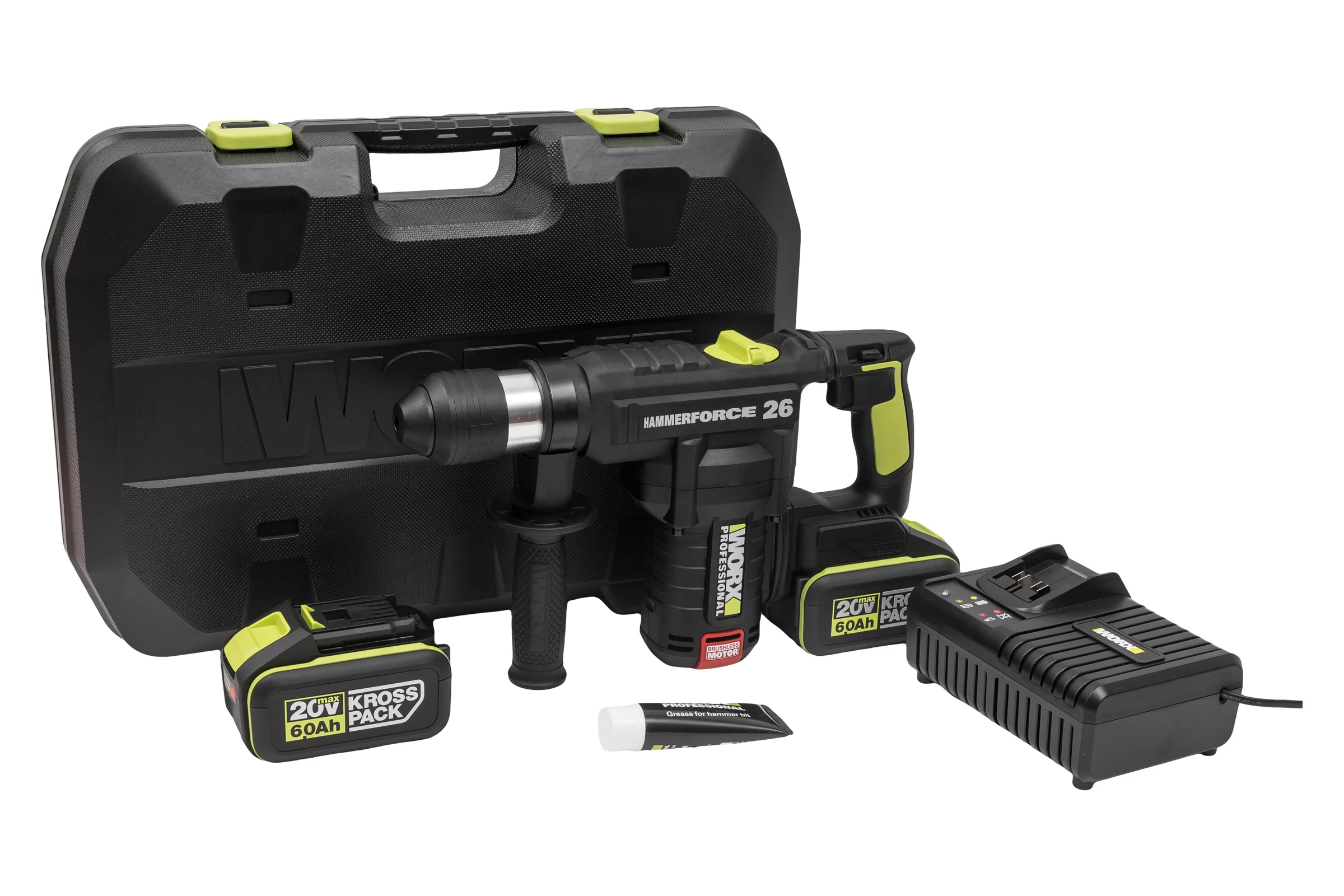 Аккумуляторный перфоратор WORX Professional WU399.2