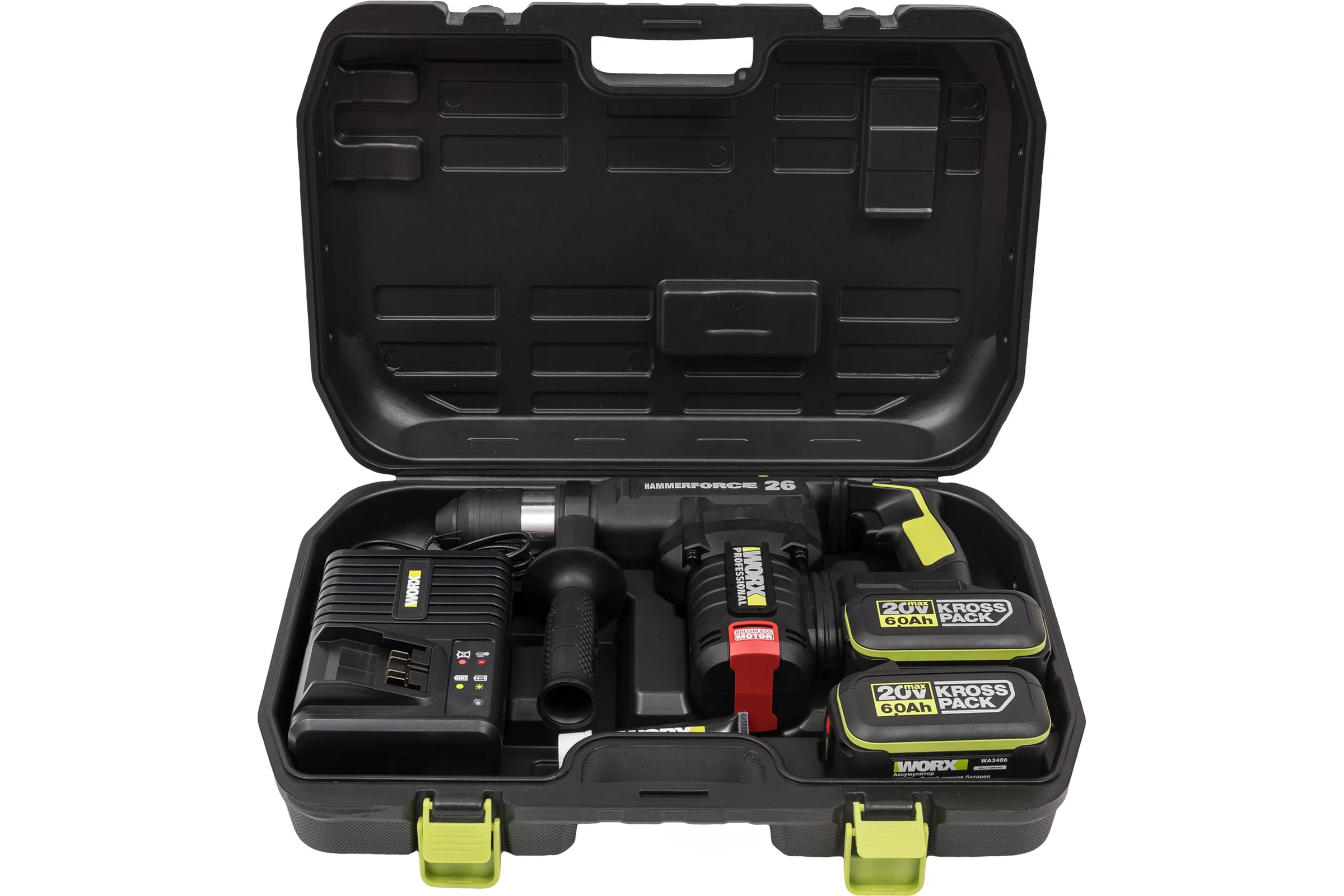 Аккумуляторный перфоратор WORX Professional WU399.2