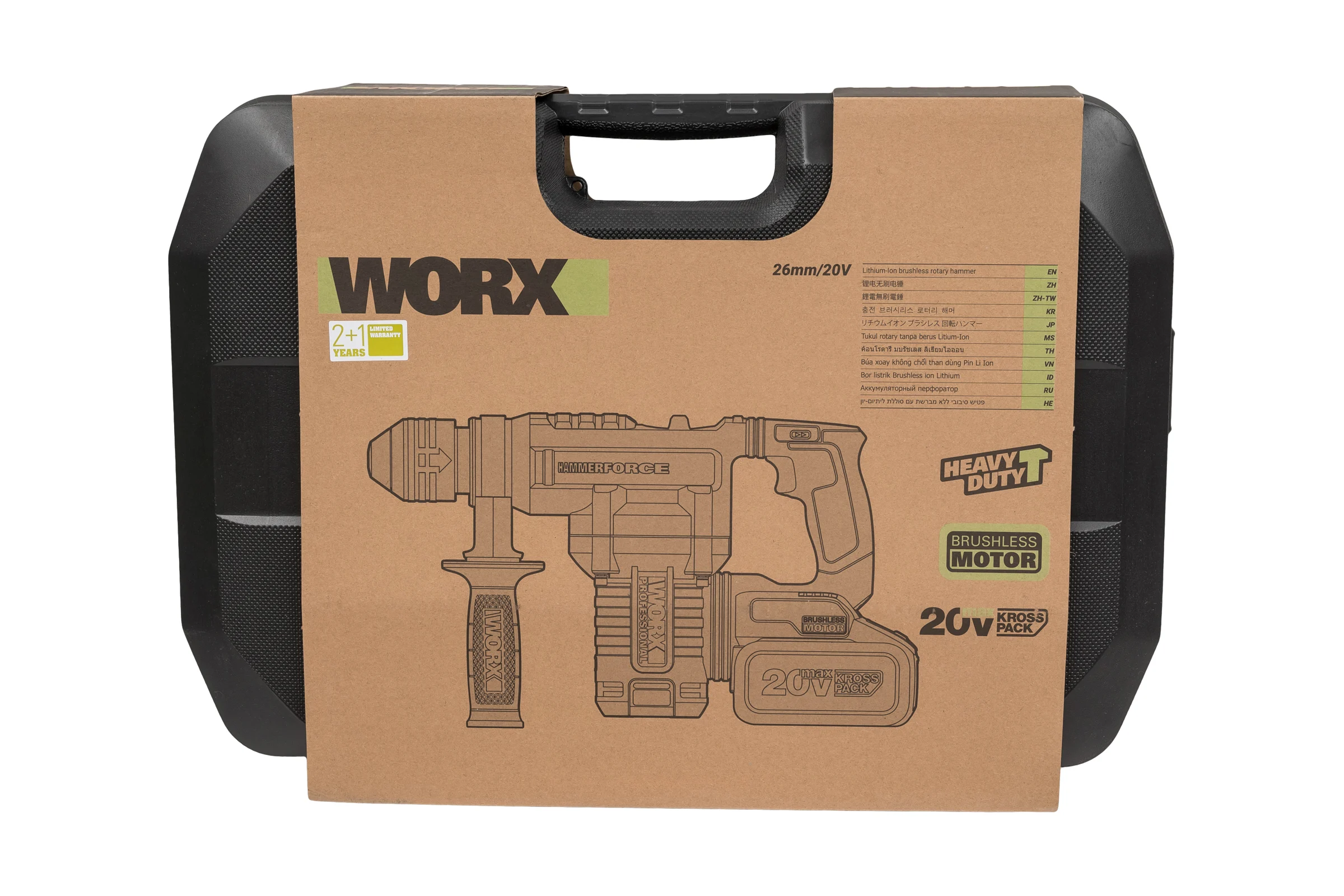 Аккумуляторный перфоратор WORX Professional WU399.2