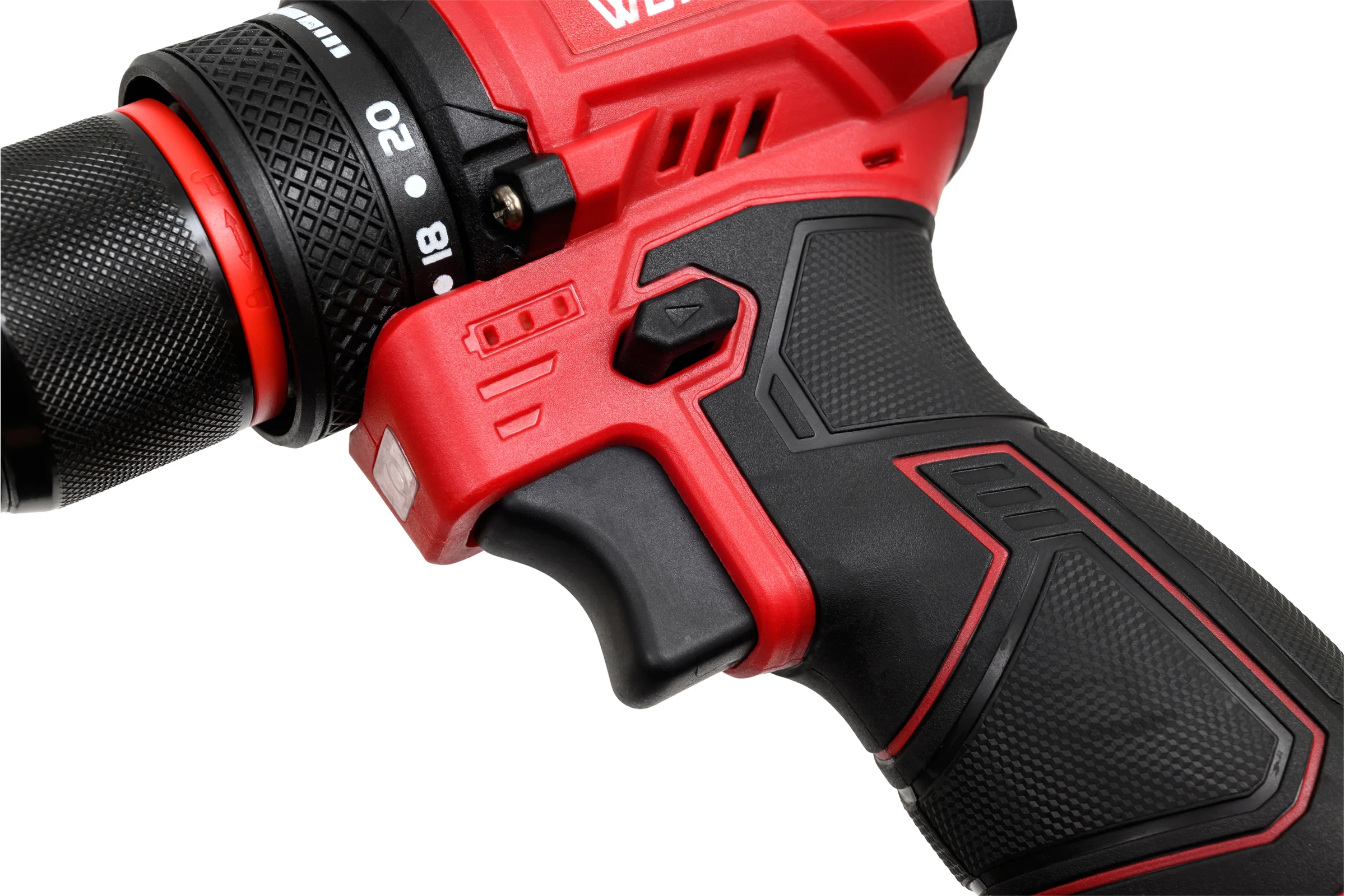 Аккумуляторная бесщеточная дрель-шуруповерт WORTEX LX BD 1220 DLi 12В, 30 Нм, 2*1.5 Ач, патрон 10 мм, 1333699