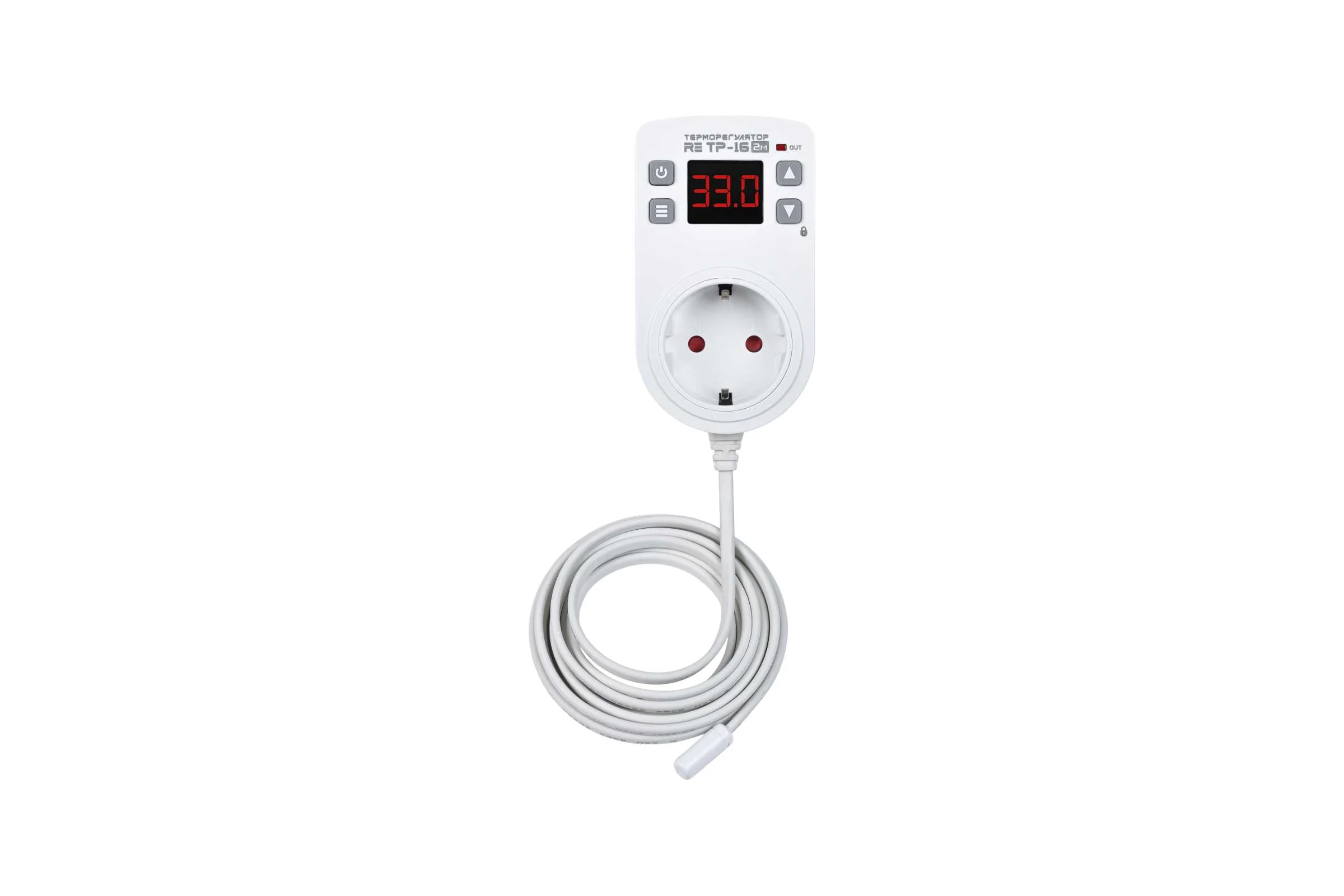 Терморегулятор розеточный ROSTOKELECTRO ТР-16 2м 46-411