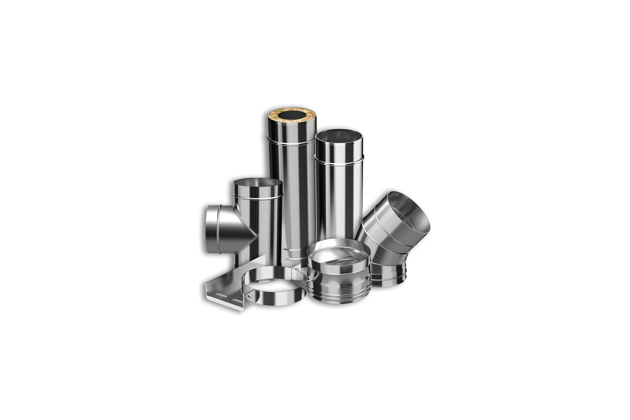 Комплект дымохода модульный прямой МЕТАЛЛИК И КО 210x150, AISI 430 0.50 AISI 430 0.80, конденсат О0000084187