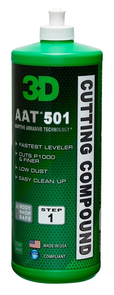 Абразивная паста AAT 501 Rubbing Compound 501OZ32 0.94 л 3D 020560