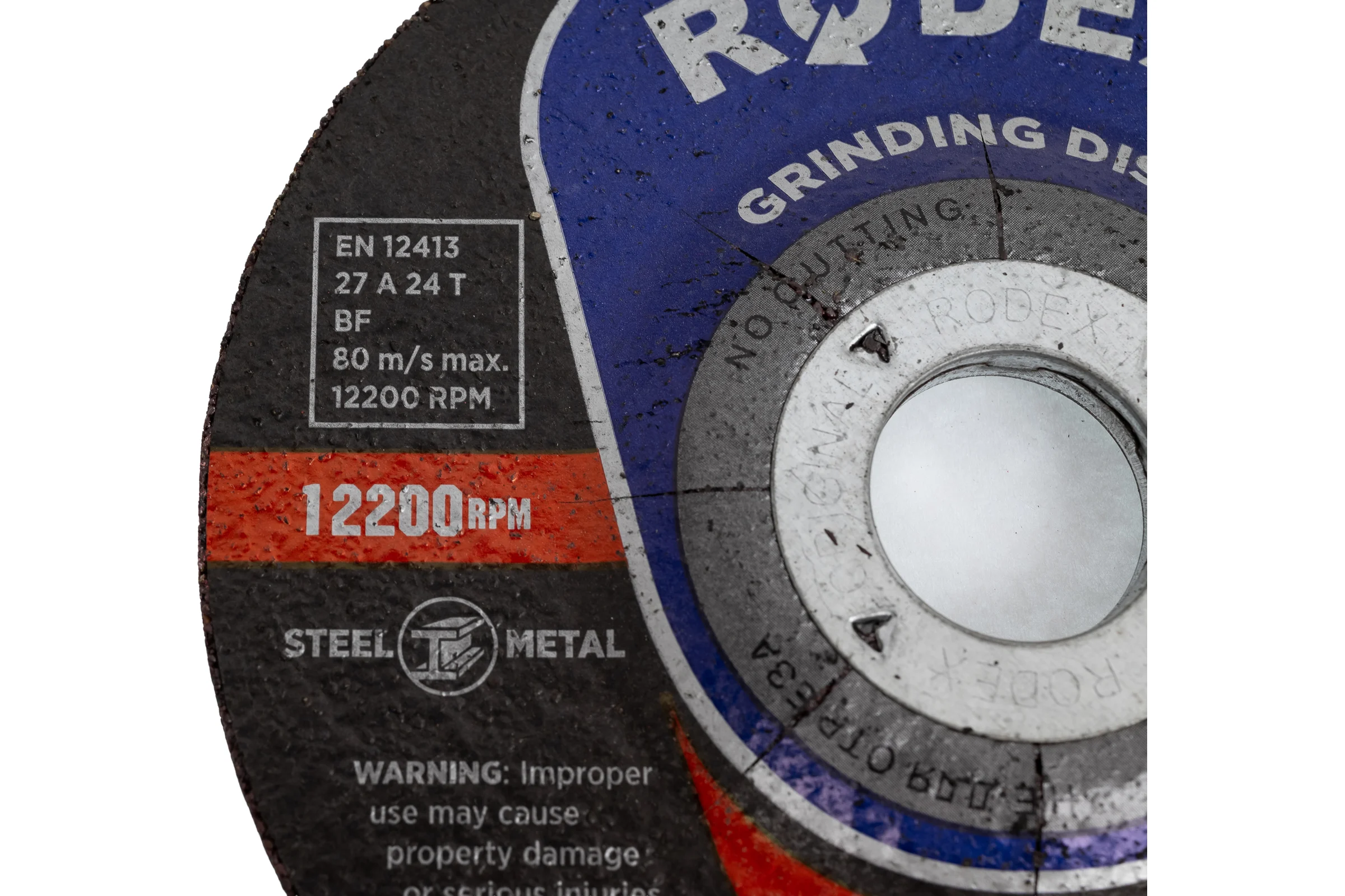 Шлифовальный диск по металлу RODEX 125x6х22 мм SRS6125