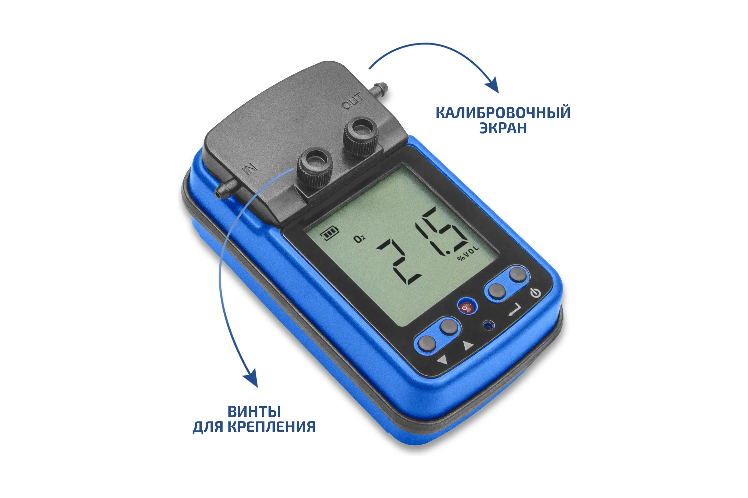 Газоанализатор|измеритель концентрации кислорода МЕГЕОН 08201 с поверкой к0000413044