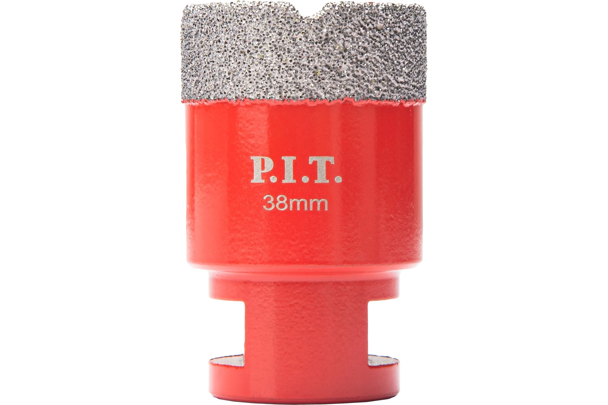 Коронка алмазная по керамограниту P.I.T. 38 мм, M14, сухое сверление, вакуумная пайка AMAS18-0038