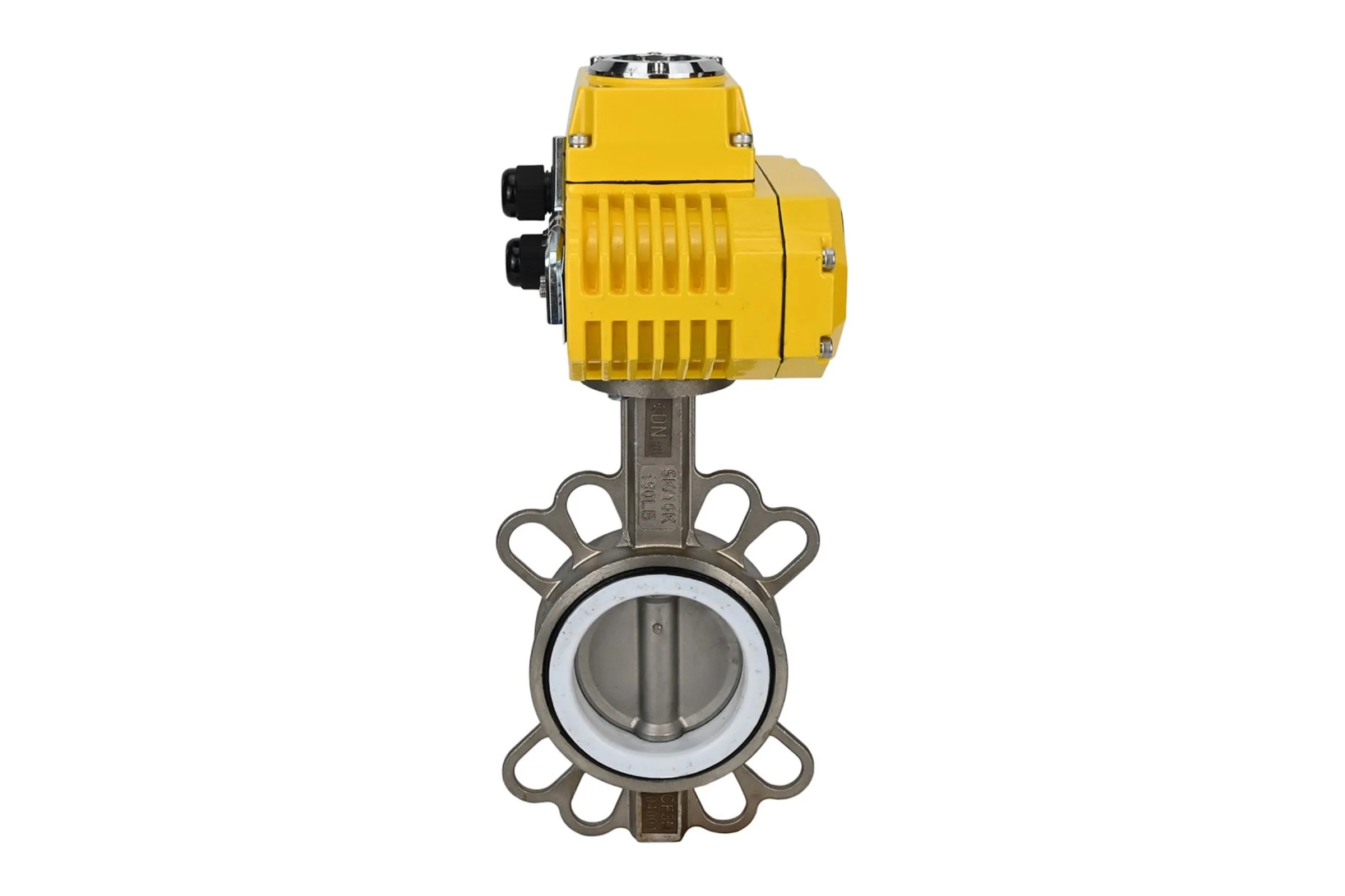 Затвор DN.ru 316L-316L-PTFE Ду250 Ру16 с электроприводом QT-060 24В D050-01670