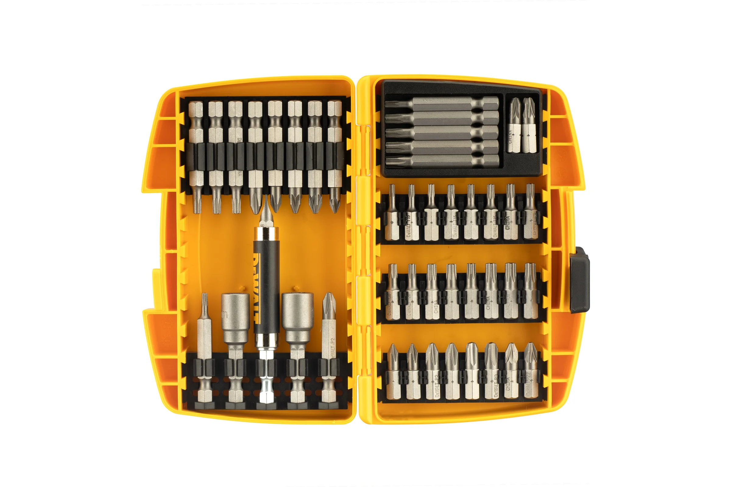 Набор бит в кейсе DEWALT DT71572, ToughCase 45 предметов DT71572-QZ