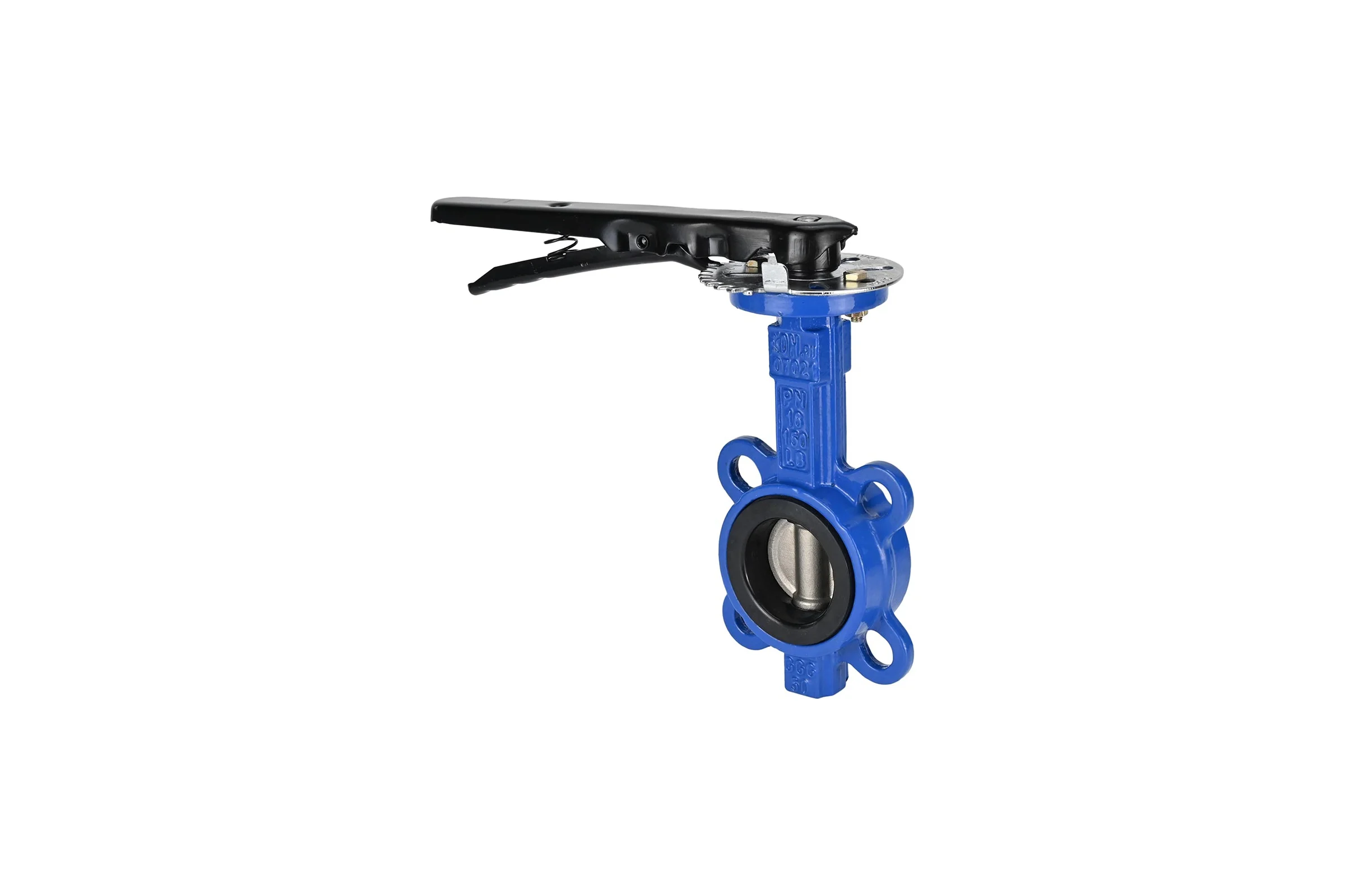 Дисковый поворотный затвор DN.ru GGG50-316l-EPDM Ду50 Ру16 с рукояткой D050-07101