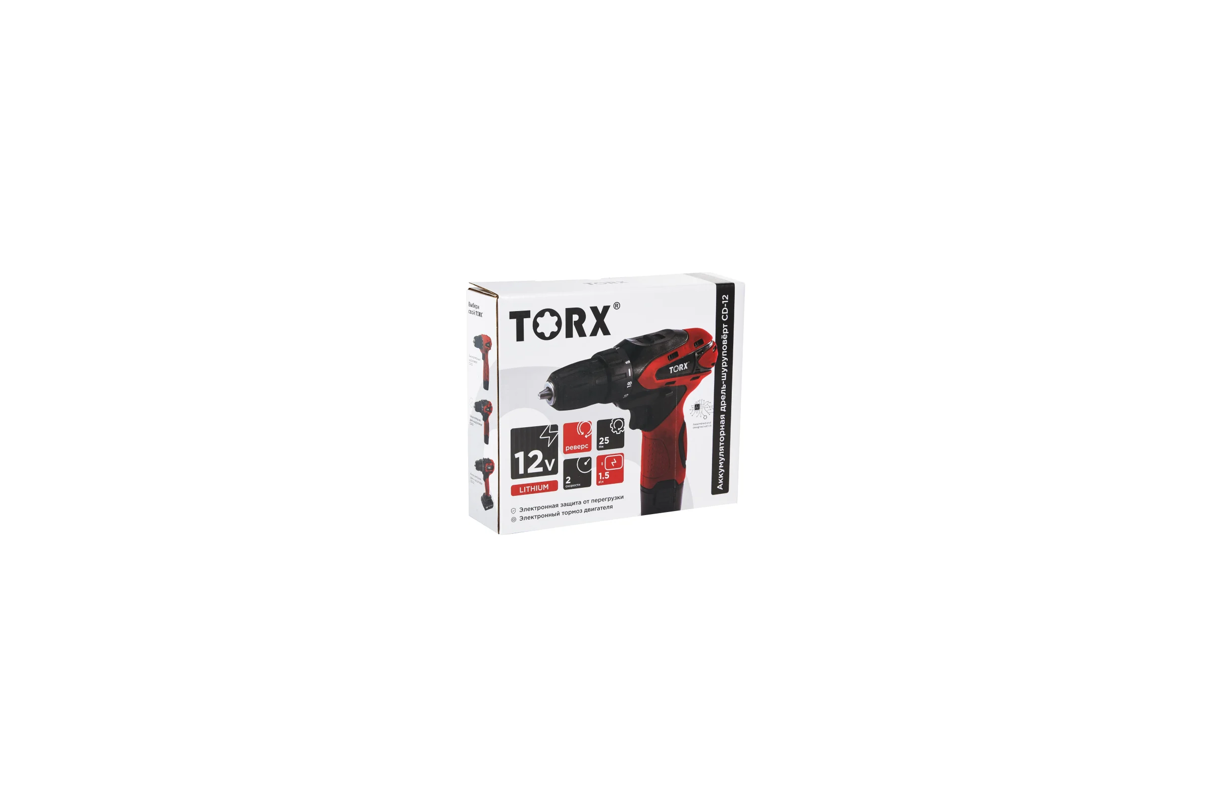 Аккумуляторная дрель-шуруповерт CD-12 TORX 9310212