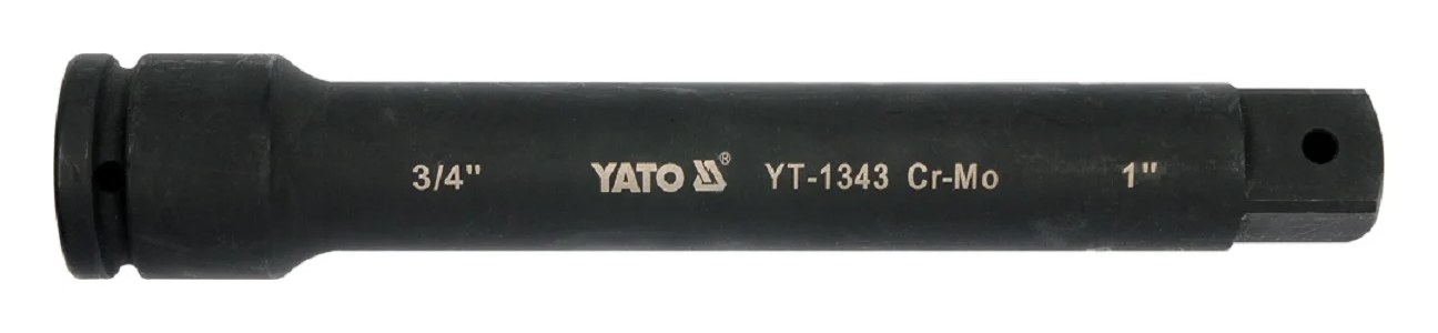 Адаптер удлинитель усиленный YATO 3/4-1", 250 мм YT-1343
