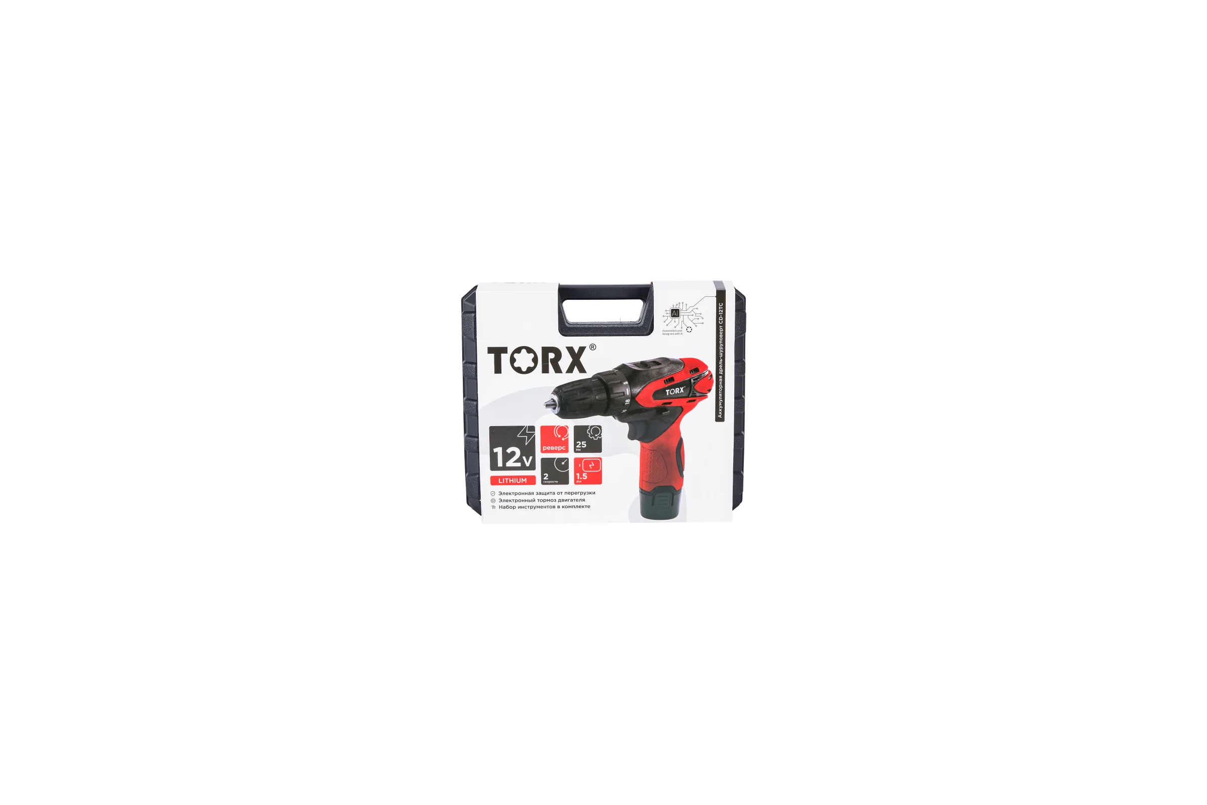 Аккумуляторная дрель-шуруповерт TORX CD-12TC 9310215