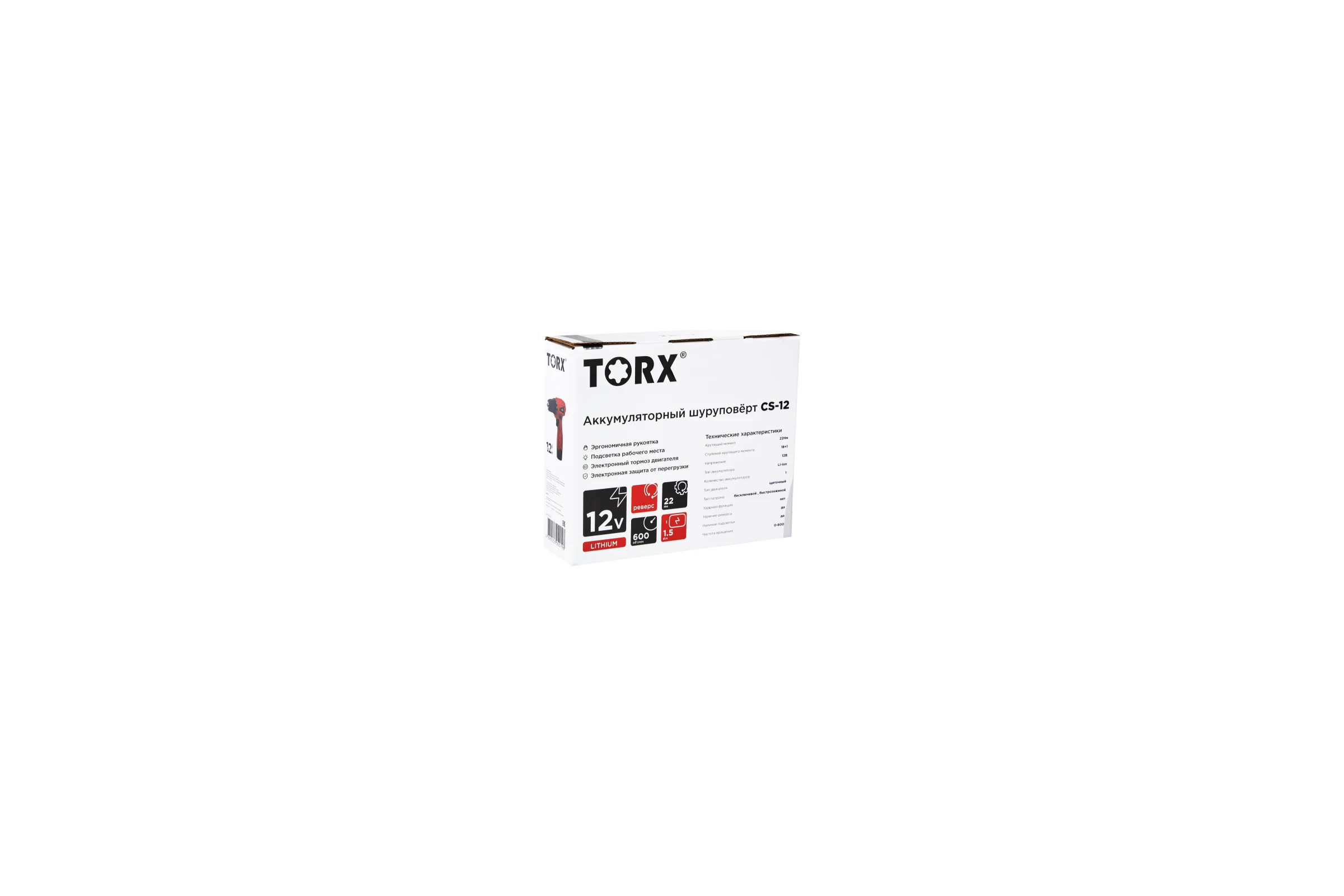 Аккумуляторный шуруповерт TORX CS-12 9310211