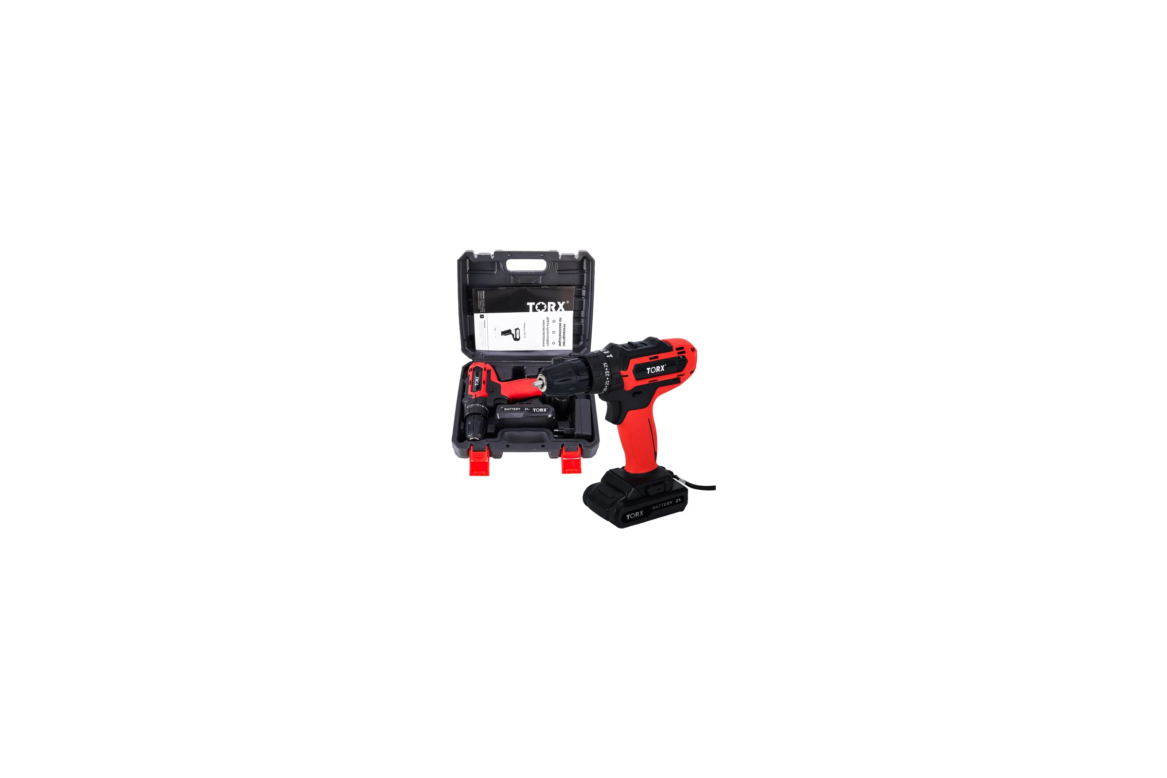 Аккумуляторная ударная дрель-шуруповерт TORX CID-21C 9310412