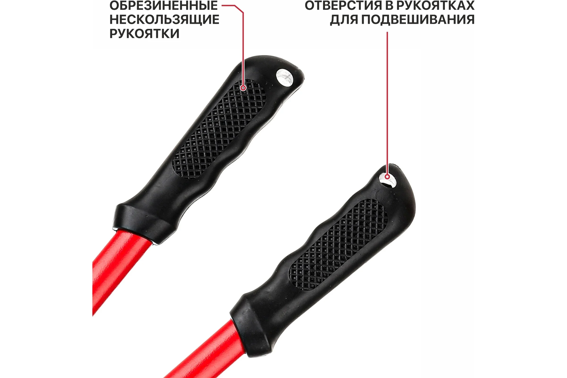 Болторез P.I.T. длина 360 мм, диаметр прутка 5 мм, мягкие рукоятки, 0.92 кг HBOC01-0350