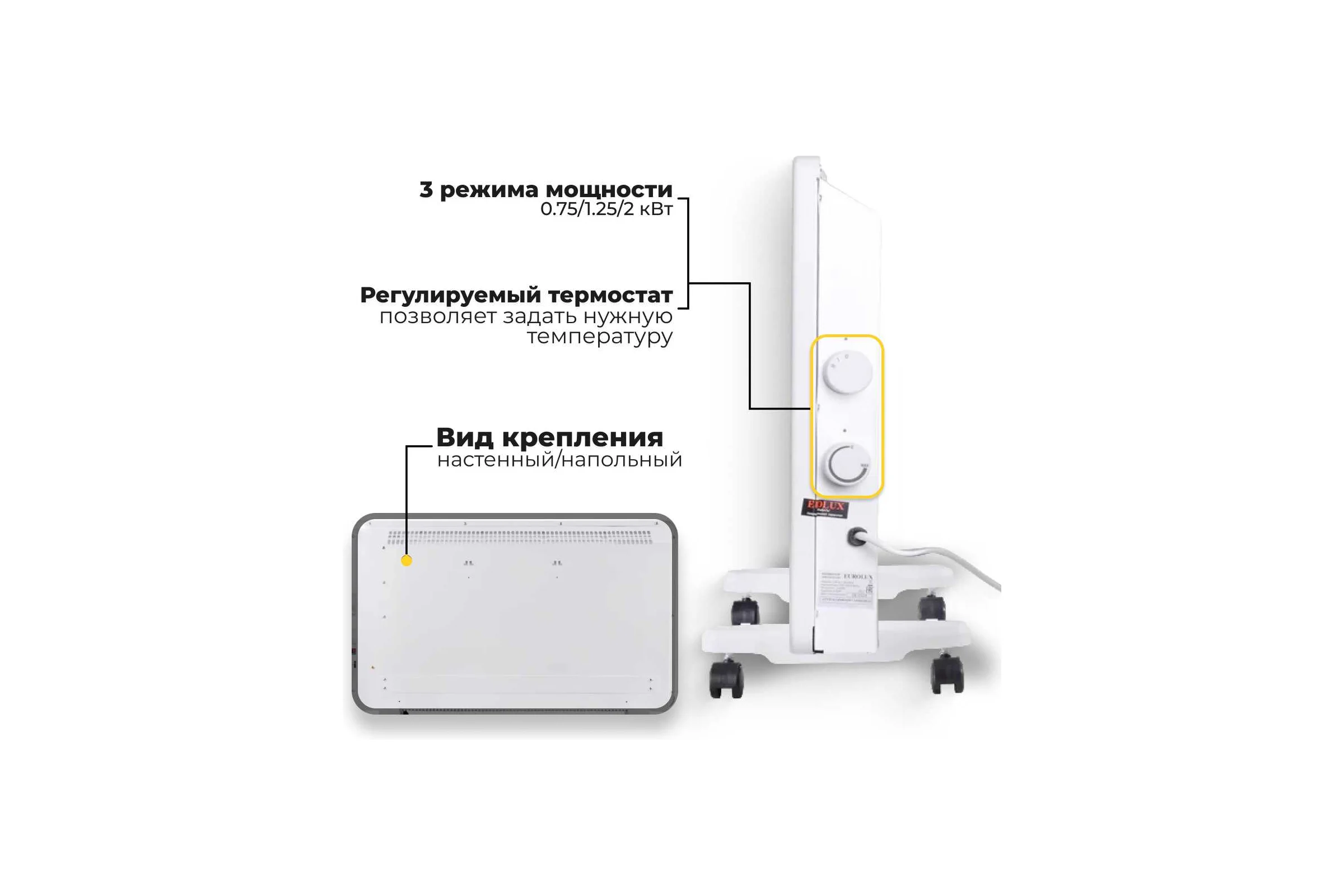 Конвектор Eurolux OK-EU-2000CH 67/4/33