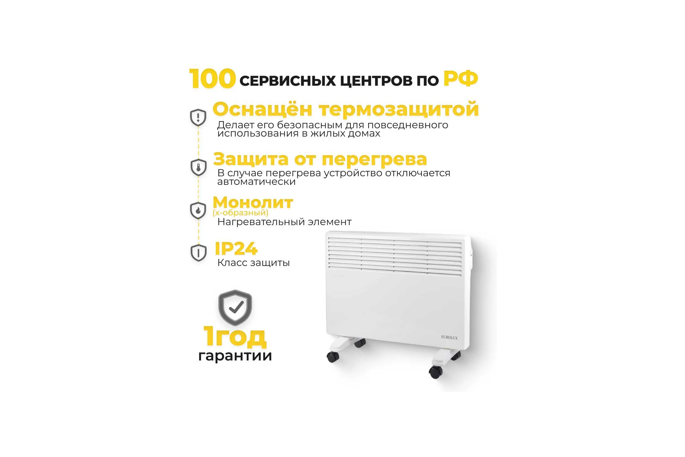 Конвектор Eurolux OK-EU-2500 67/4/27