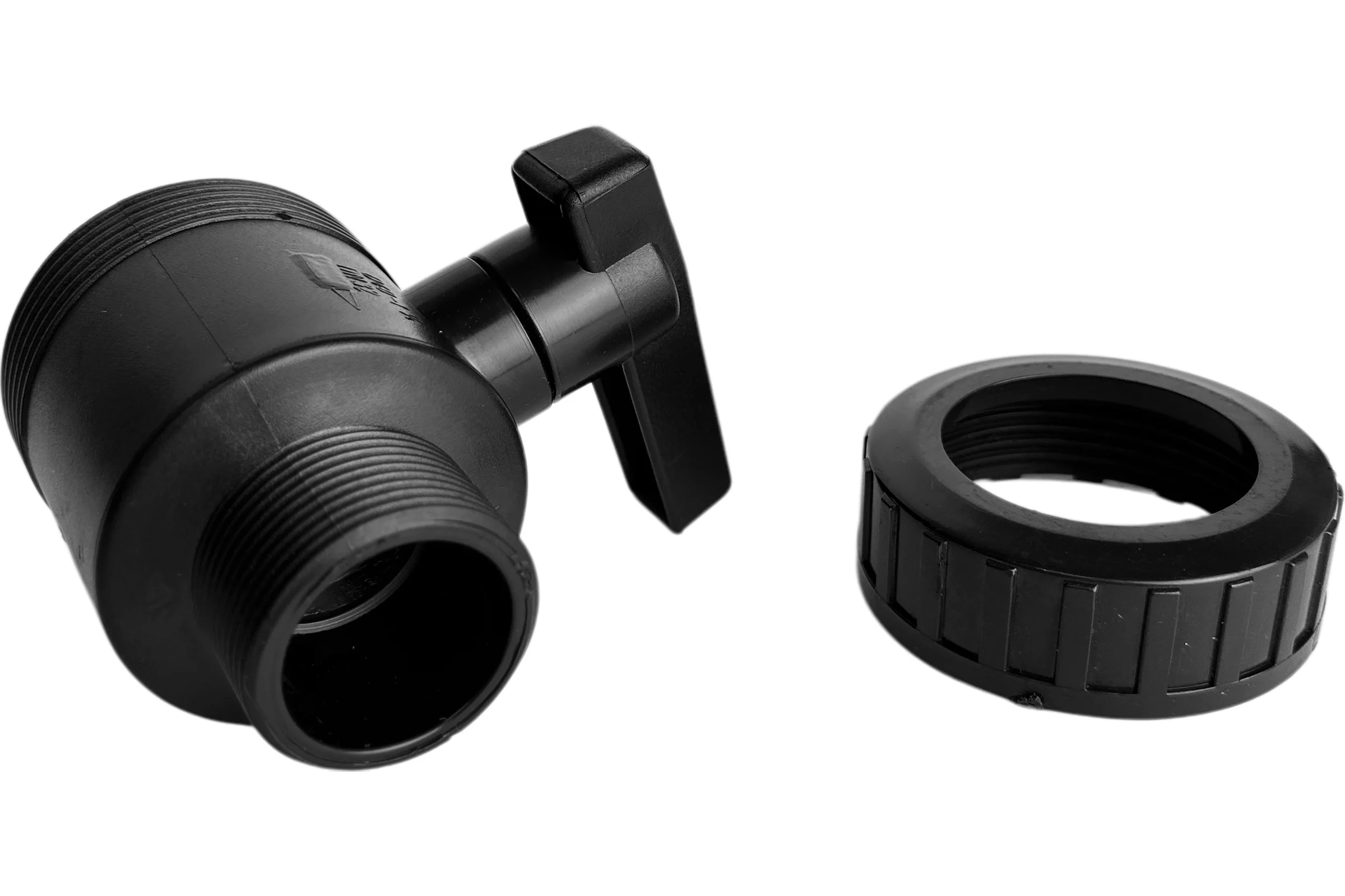 Кран пластиковый Poliext резьбовой Н1 1/4*В1 1/4 PN6 07020030