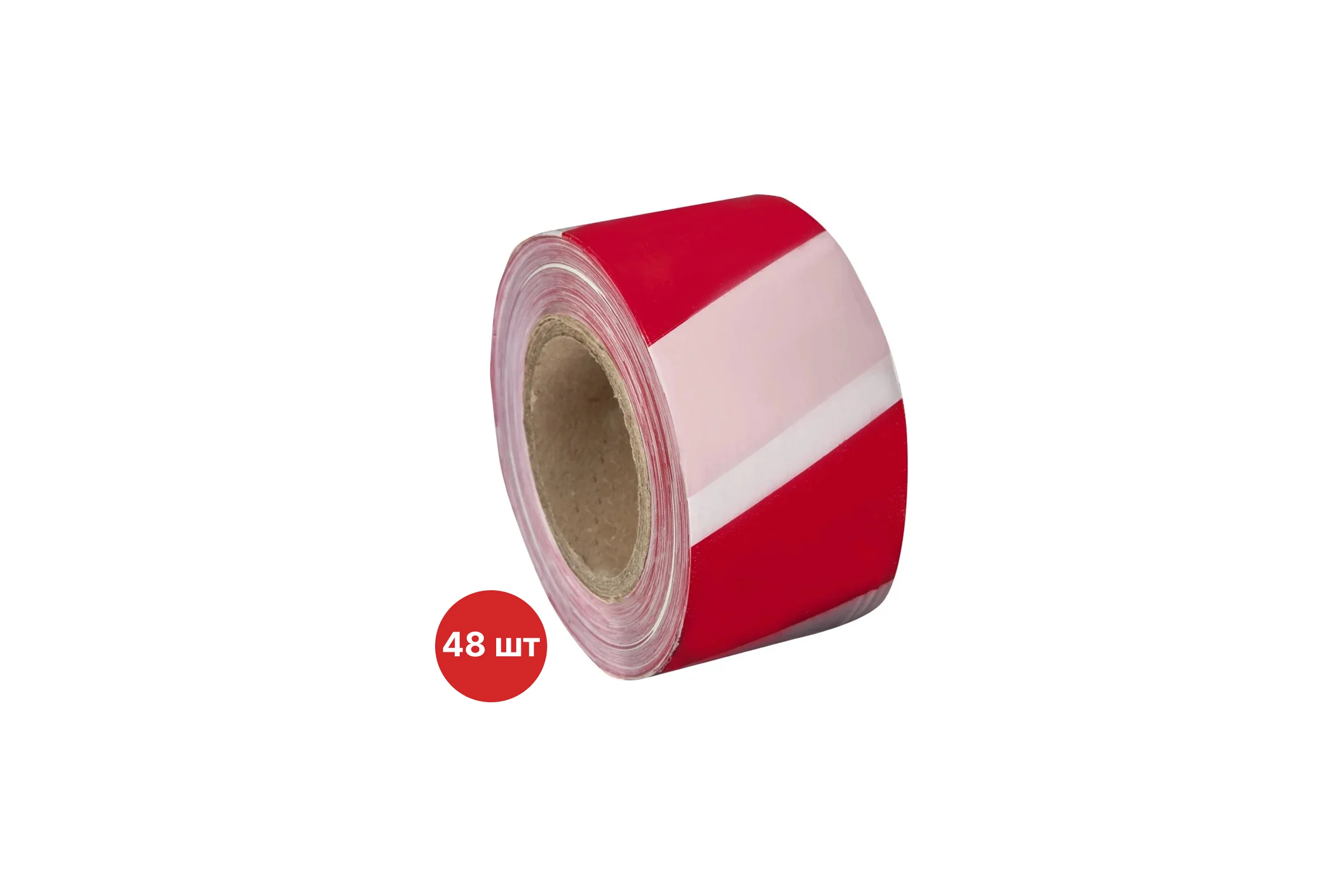 Лента сигнальная SAMGRUPP 50 мм./200 м. красно-белая (упаковка 48 шт) SR-069050200-48