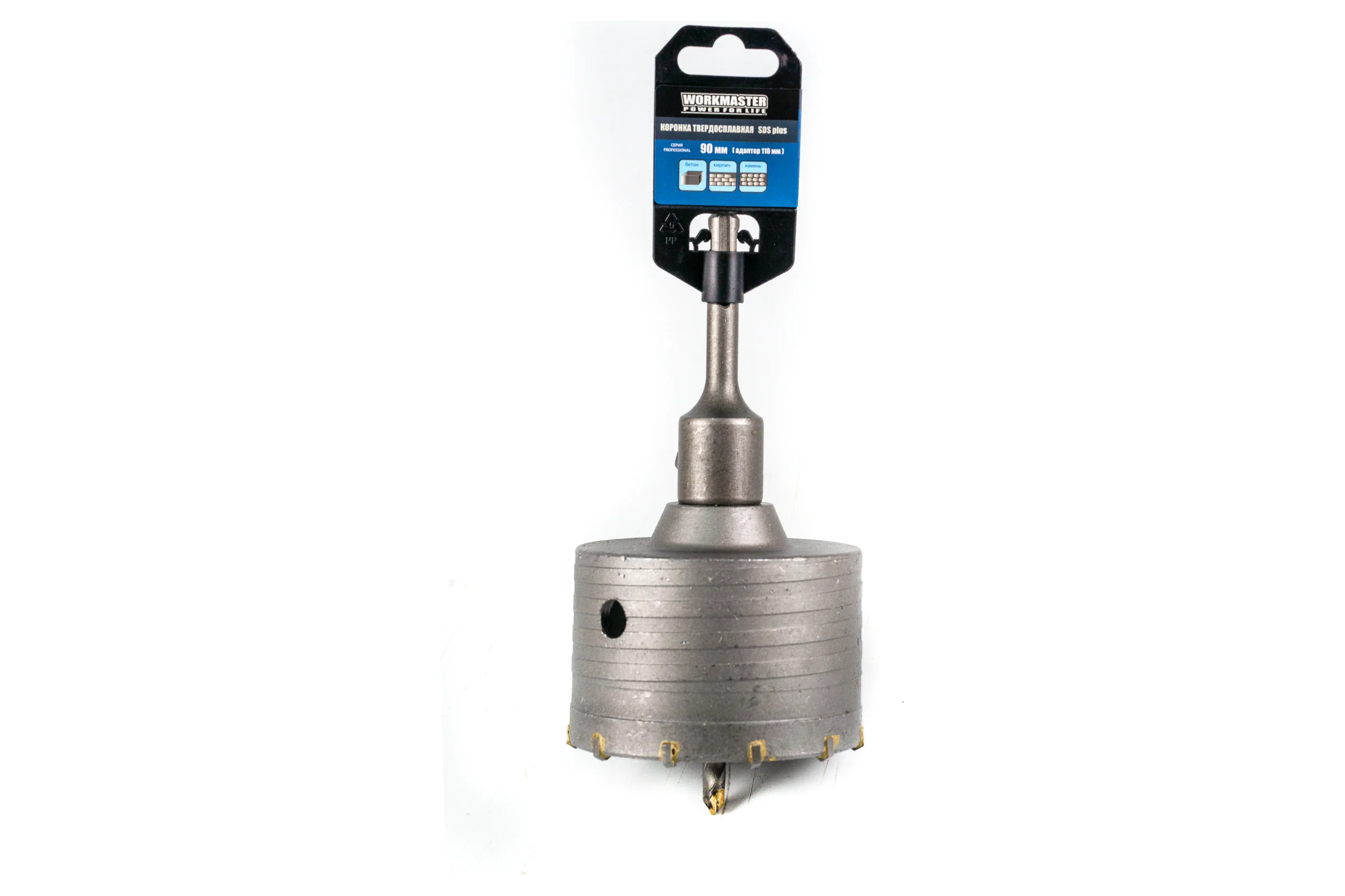 Коронка WorkMaster SDS plus по кирпичу 90 мм, в сборе 7770-104