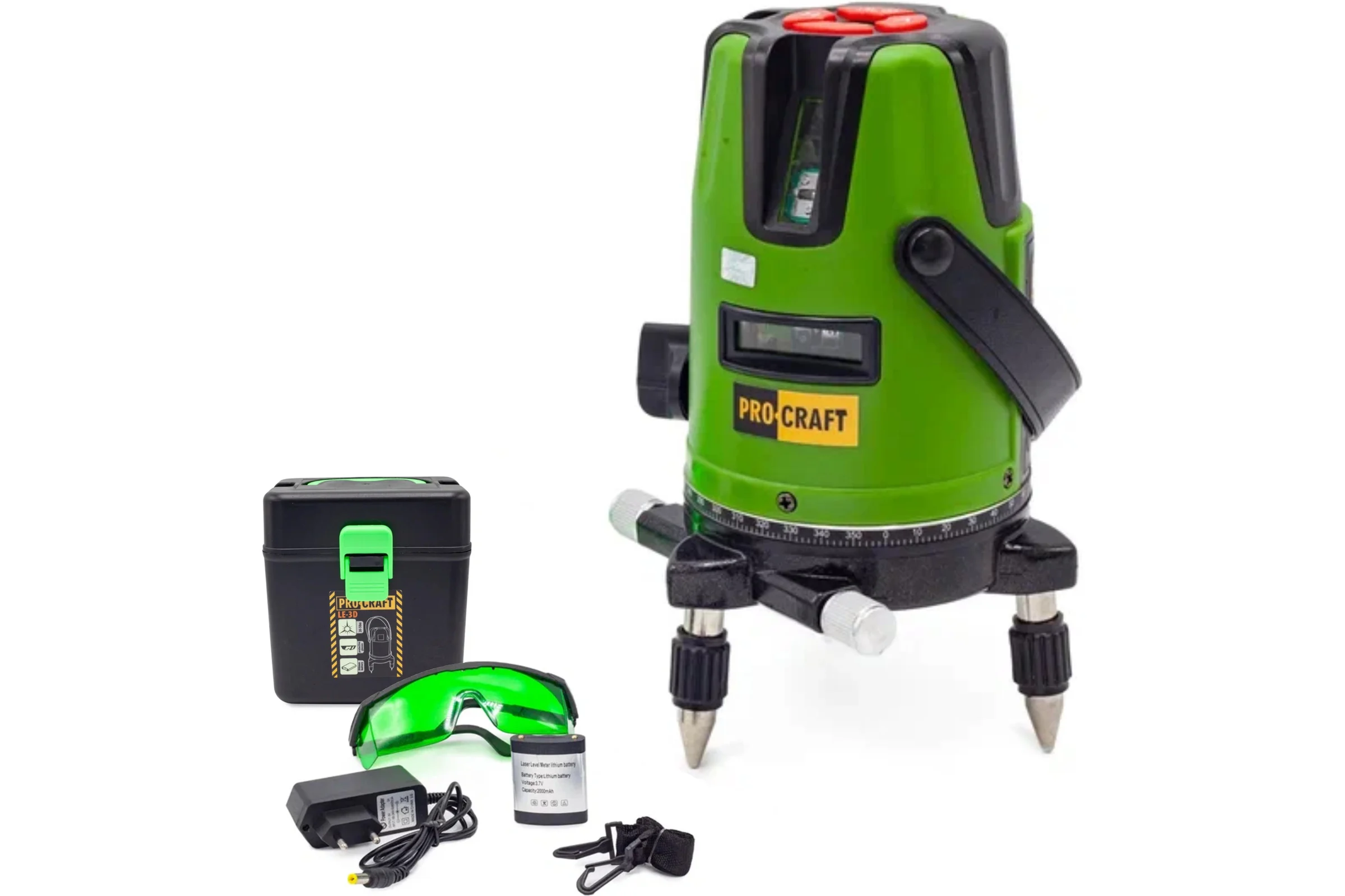 Лазерный уровень PROCRAFT Green Line LE-3D LE3D