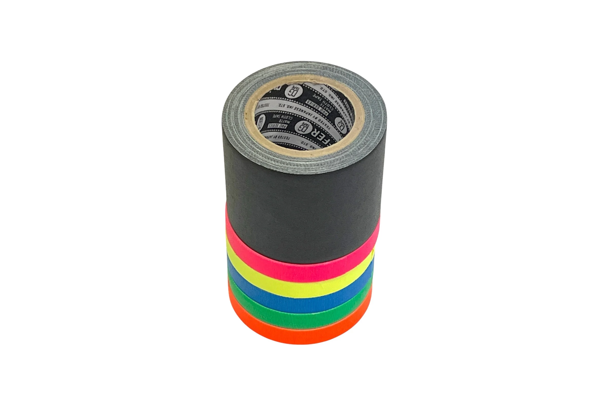 Клейкая лента DGTAPE TrueGaff - Гаффа тейп набор 5 шт. 10 мм/6 м и 1 шт. 50 мм/6 м - Micro gaffer set MGSET/B