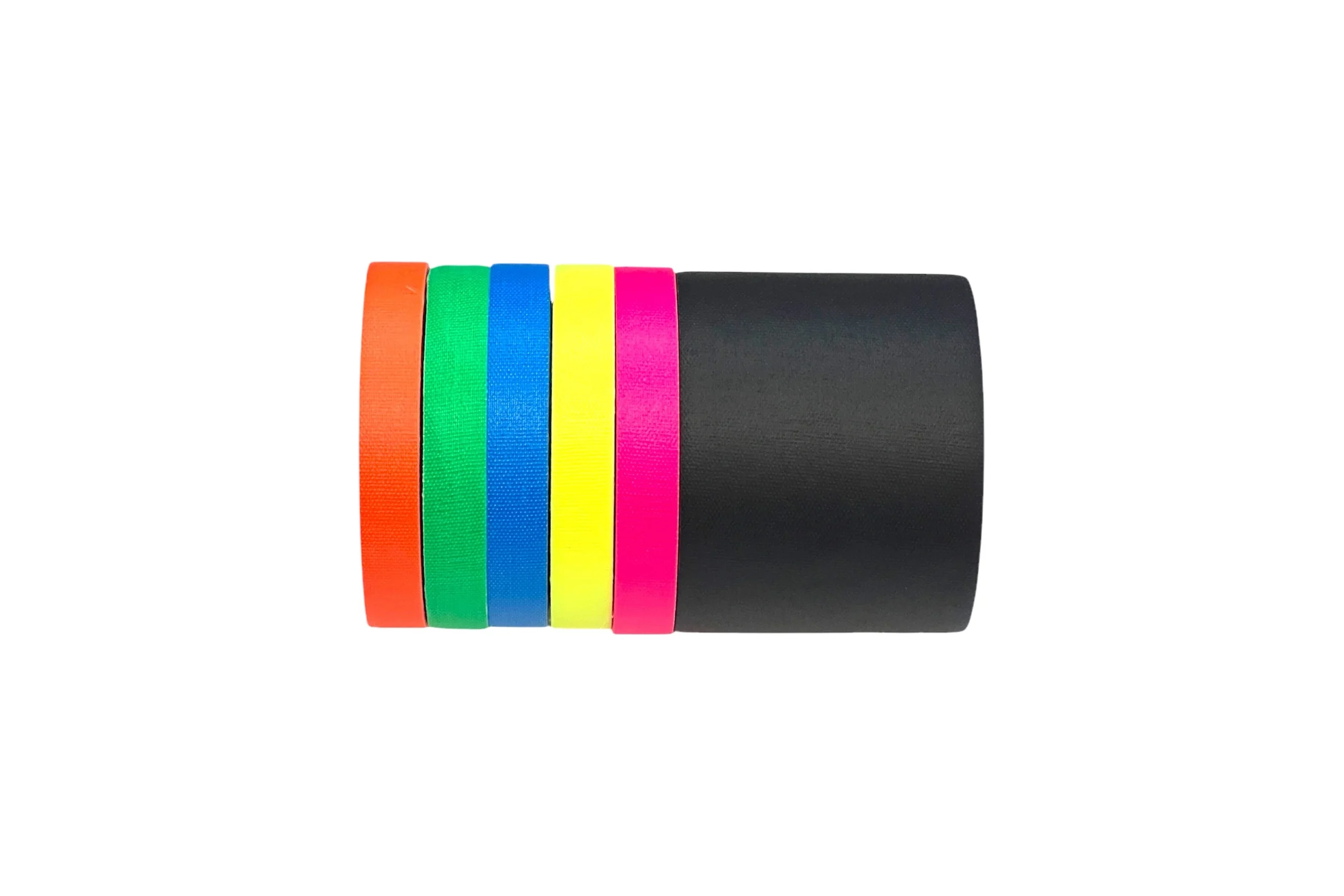 Клейкая лента DGTAPE TrueGaff - Гаффа тейп набор 5 шт. 10 мм/6 м и 1 шт. 50 мм/6 м - Micro gaffer set MGSET/B