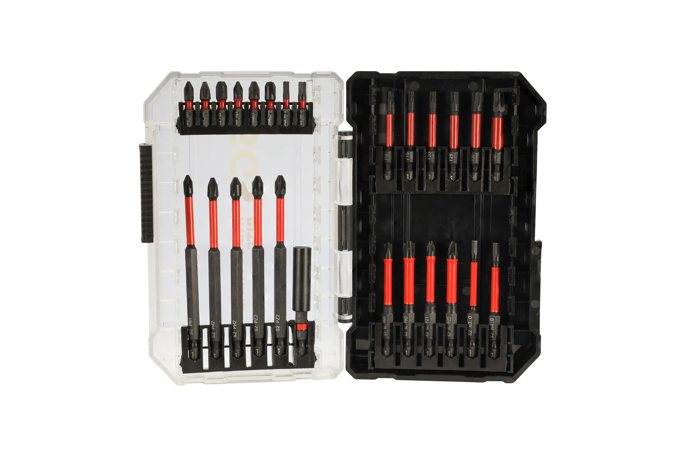 Набор бит SGS PH/PZ/TORX/HEX/PLUS-MINUS S2 26шт 63-26C SGS63-26C