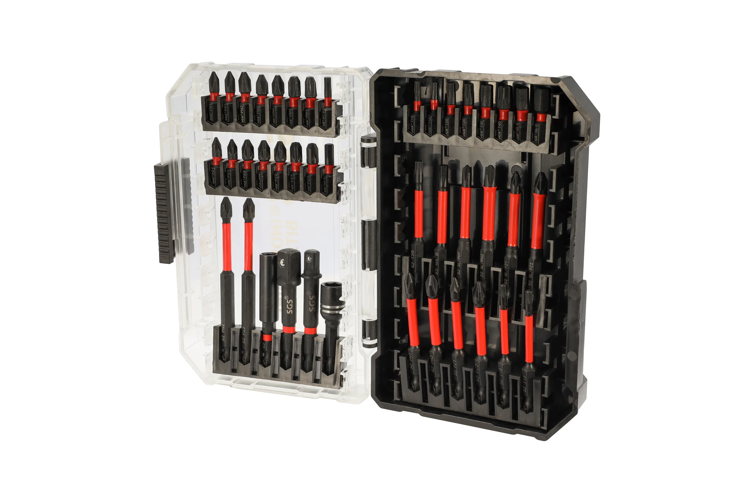 Набор бит SGS PH/PZ/TORX/HEX/PLUS-MINUS S2 42шт 63-42C SGS63-42C