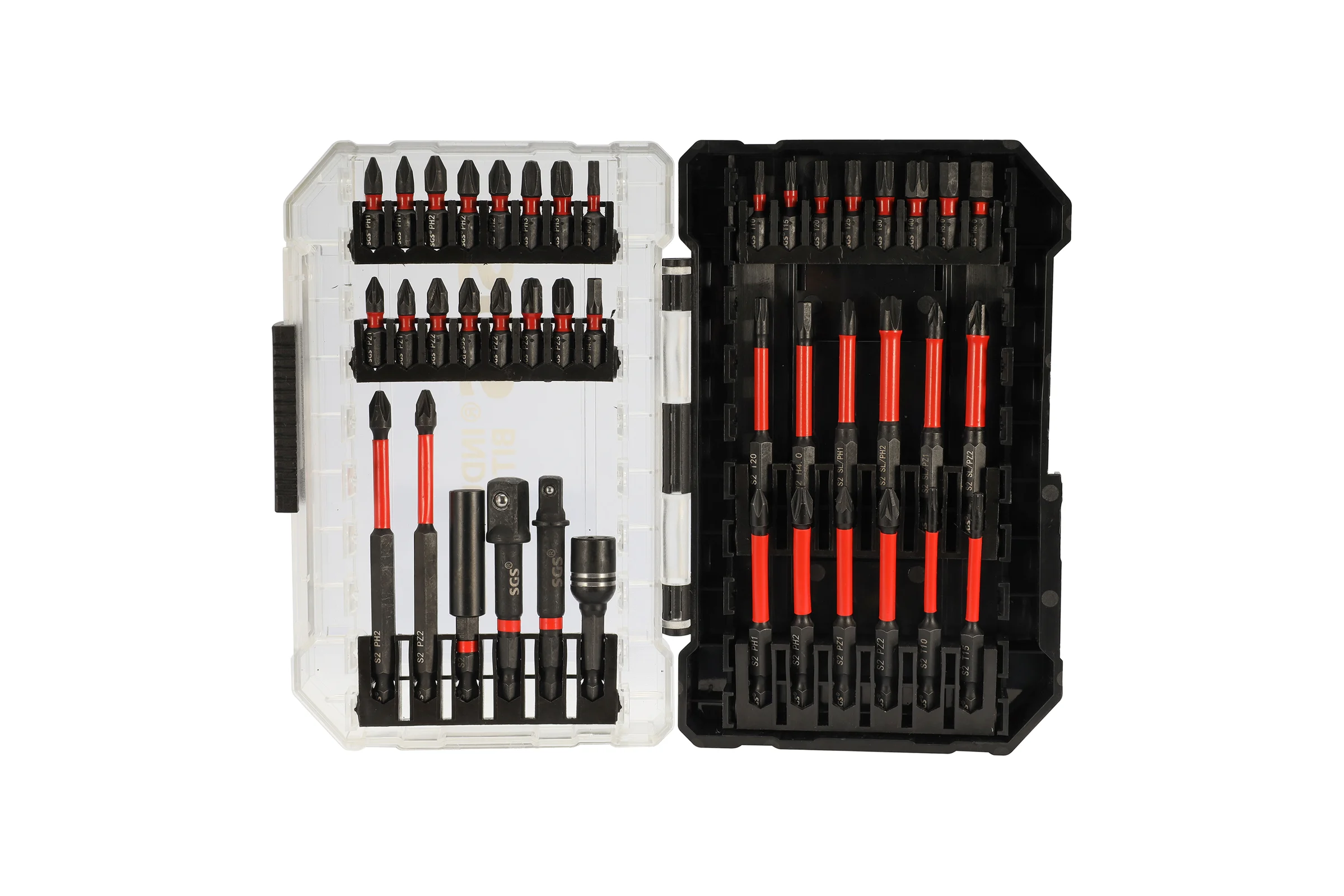 Набор бит SGS PH/PZ/TORX/HEX/PLUS-MINUS S2 42шт 63-42C SGS63-42C