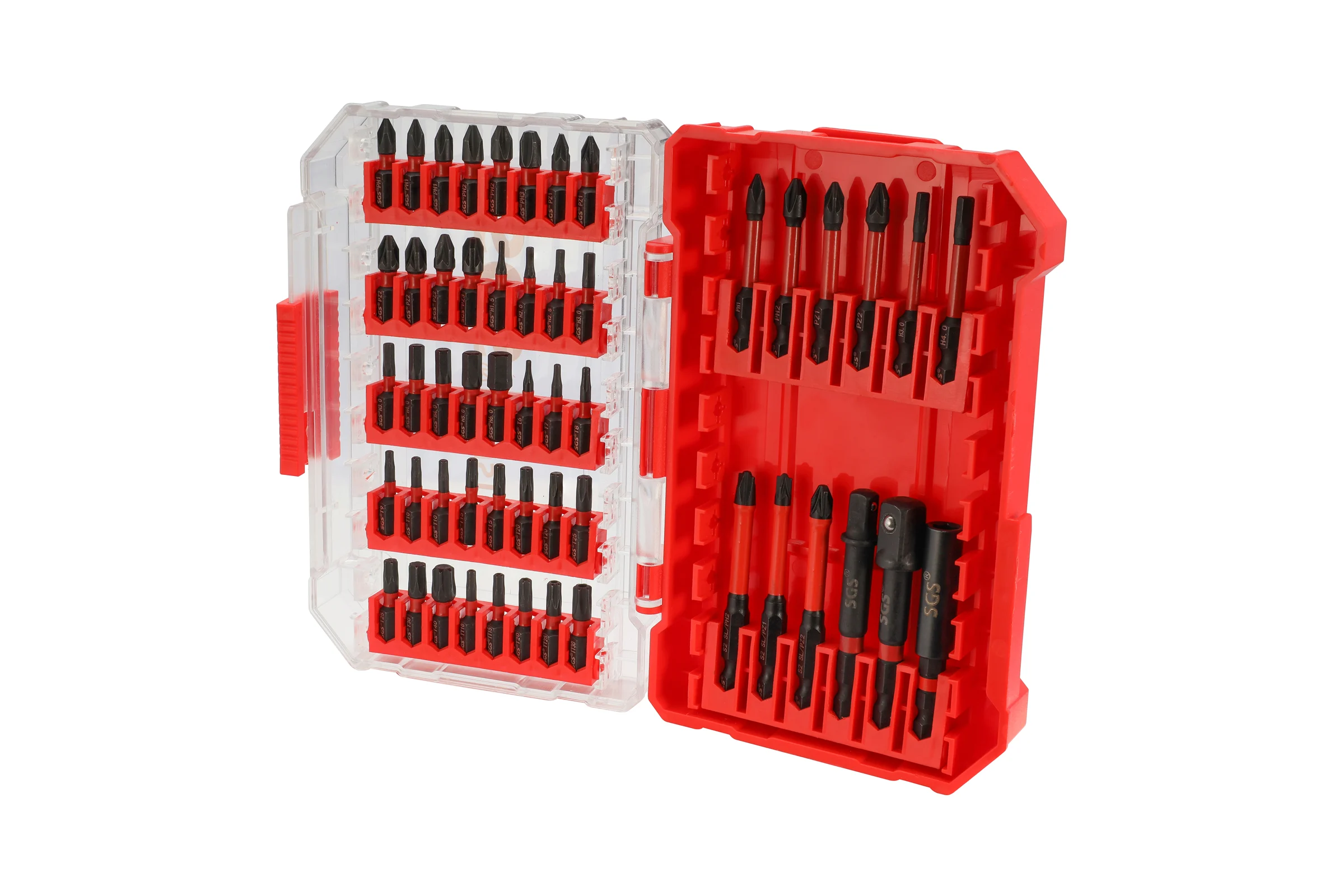 Набор бит SGS PH/PZ/TORX/HEX/PLUS-MINUS S2 52шт 63-52C SGS63-52C
