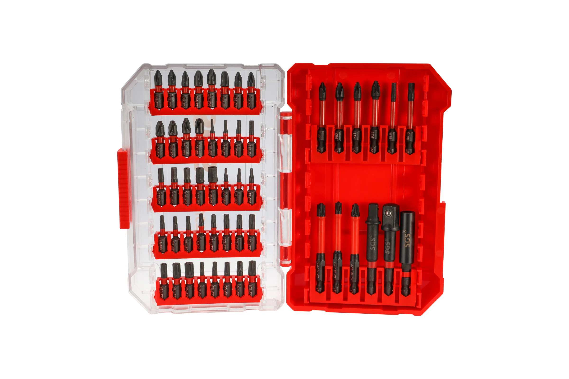 Набор бит SGS PH/PZ/TORX/HEX/PLUS-MINUS S2 52шт 63-52C SGS63-52C