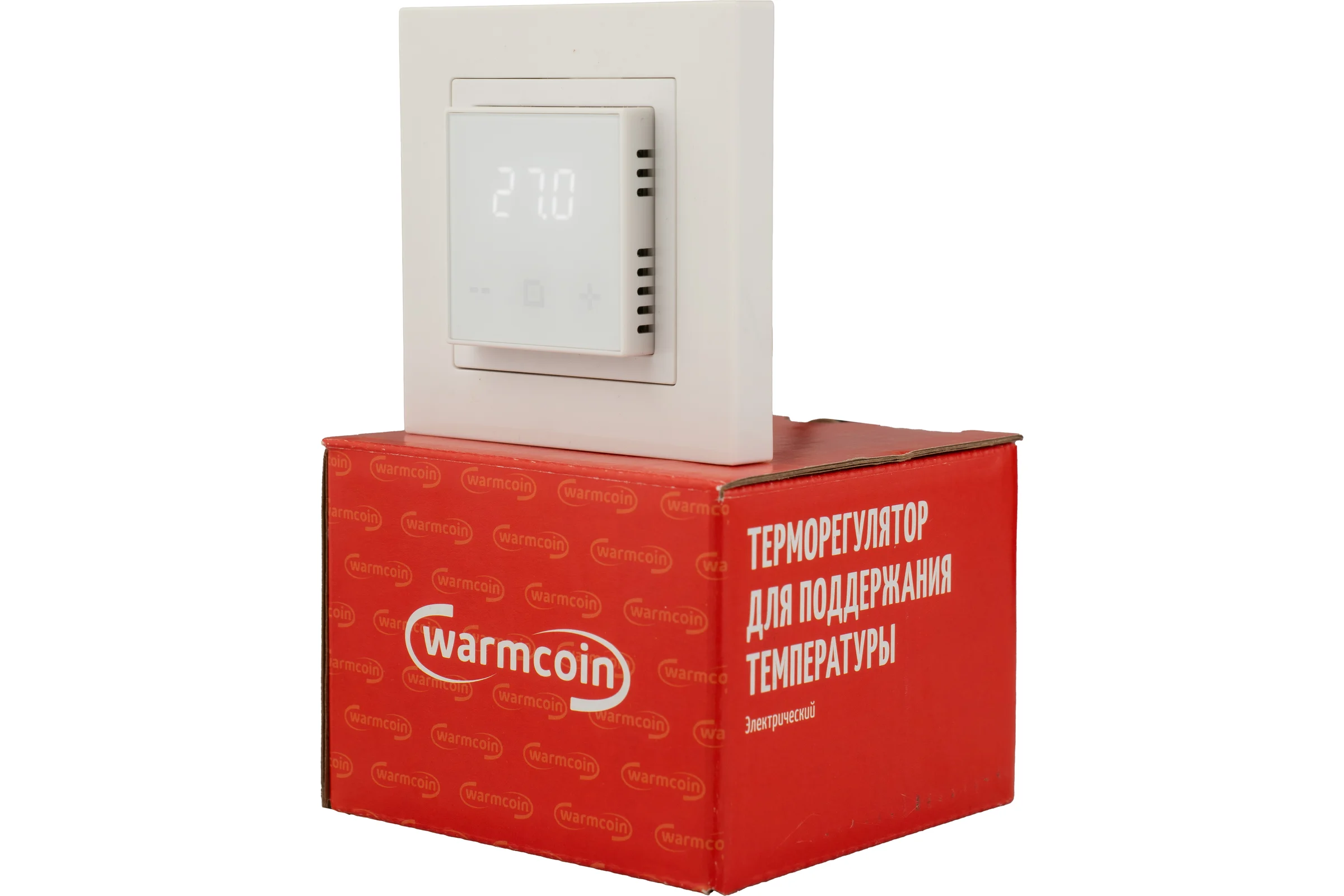 Терморегулятор программируемый c Wi-Fi Warmcoin W400i белый W400i_WIFI_белый